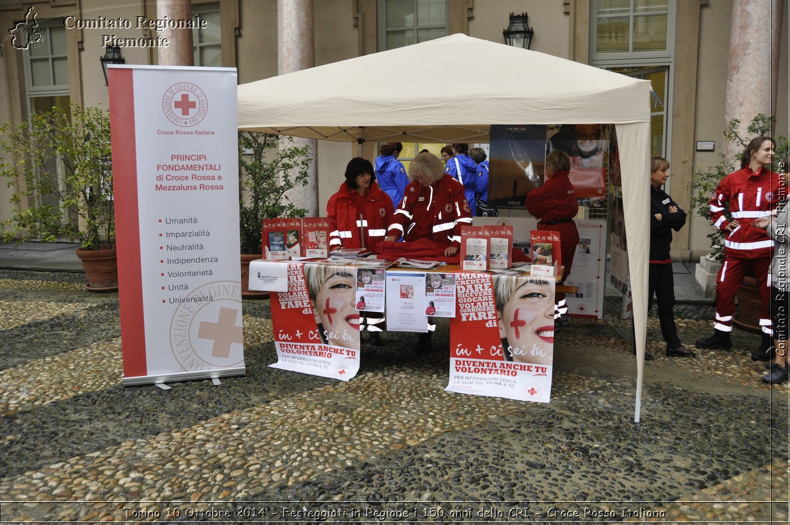 Torino 10 Ottobre 2014 - Festeggiati in Regione i 150 anni della CRI - Croce Rossa Italiana- Comitato Regionale del Piemonte