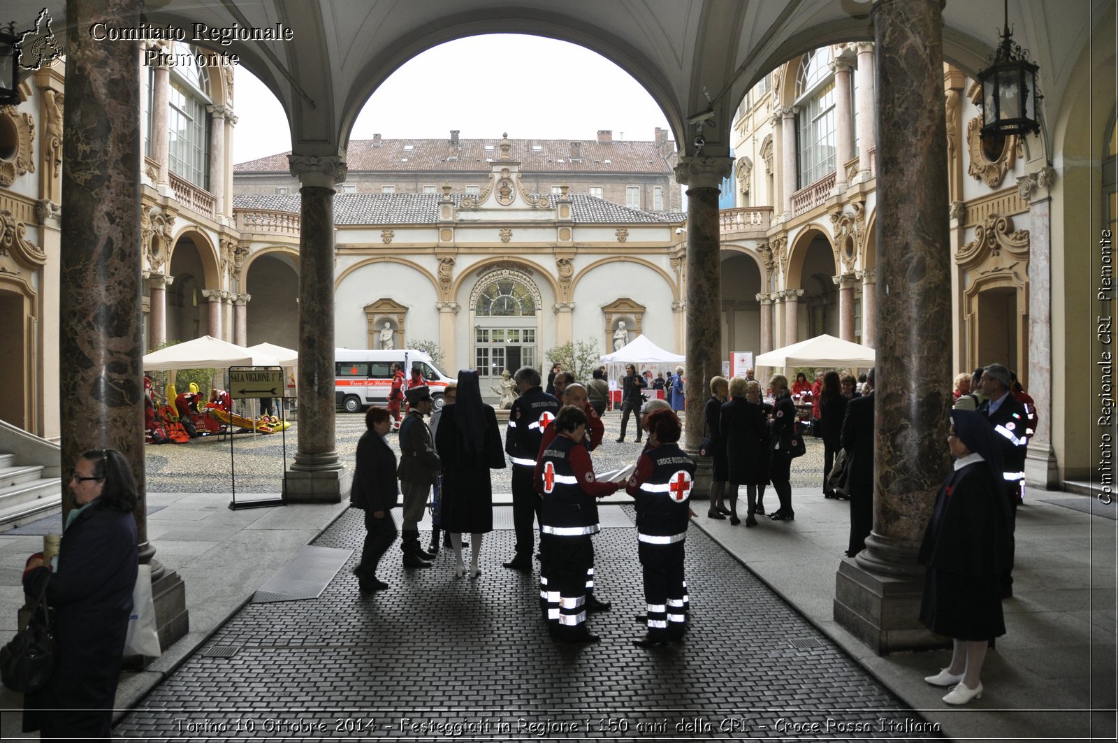 Torino 10 Ottobre 2014 - Festeggiati in Regione i 150 anni della CRI - Croce Rossa Italiana- Comitato Regionale del Piemonte