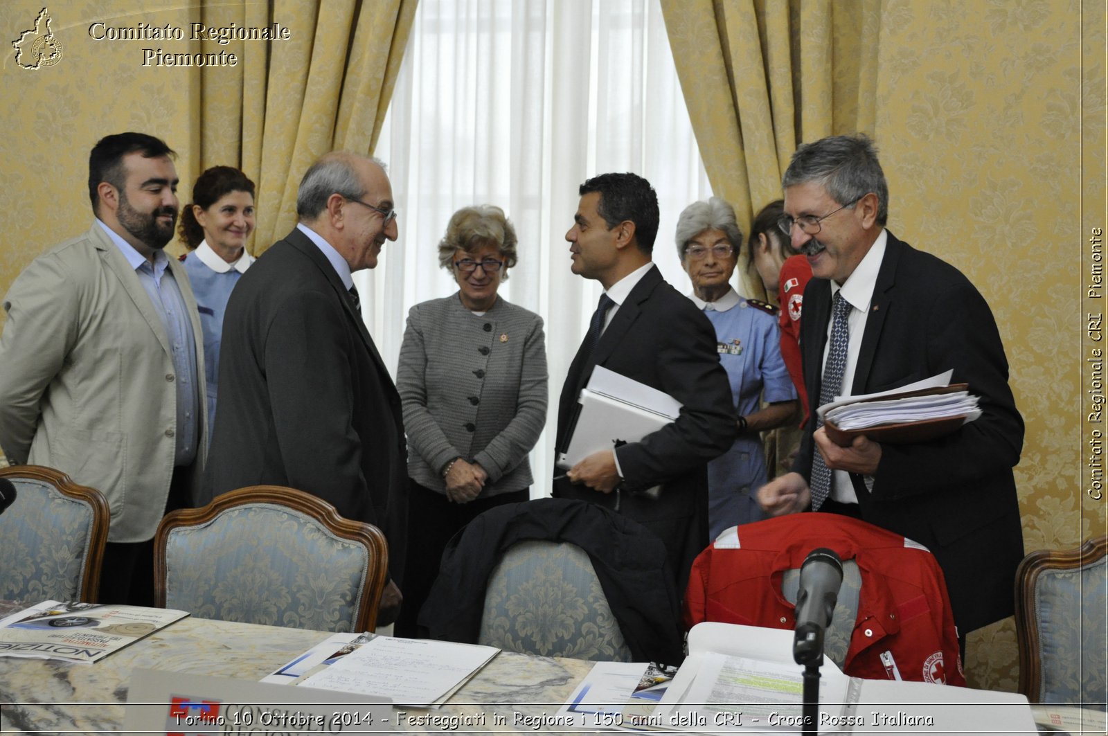 Torino 10 Ottobre 2014 - Festeggiati in Regione i 150 anni della CRI - Croce Rossa Italiana- Comitato Regionale del Piemonte