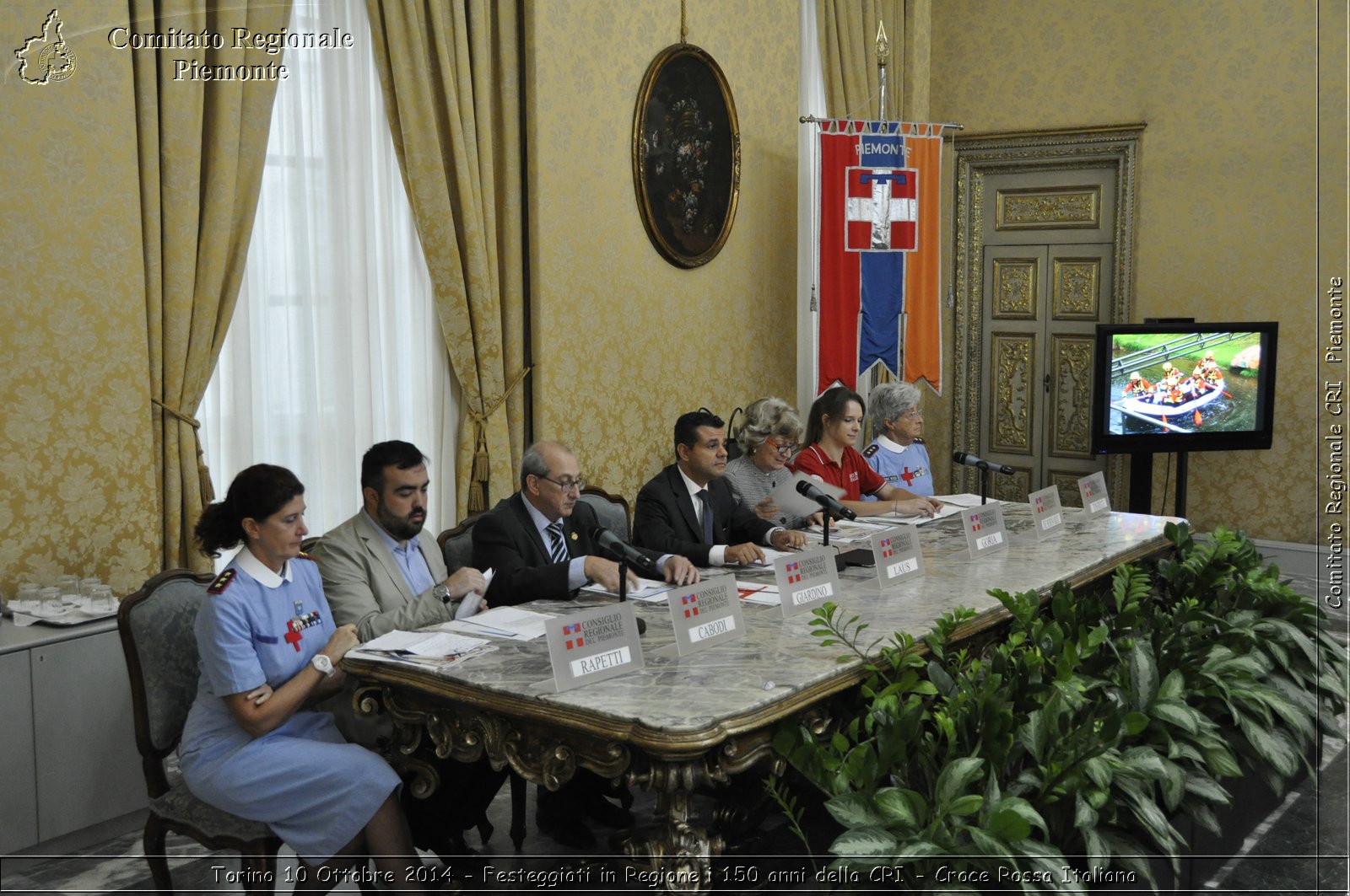 Torino 10 Ottobre 2014 - Festeggiati in Regione i 150 anni della CRI - Croce Rossa Italiana- Comitato Regionale del Piemonte