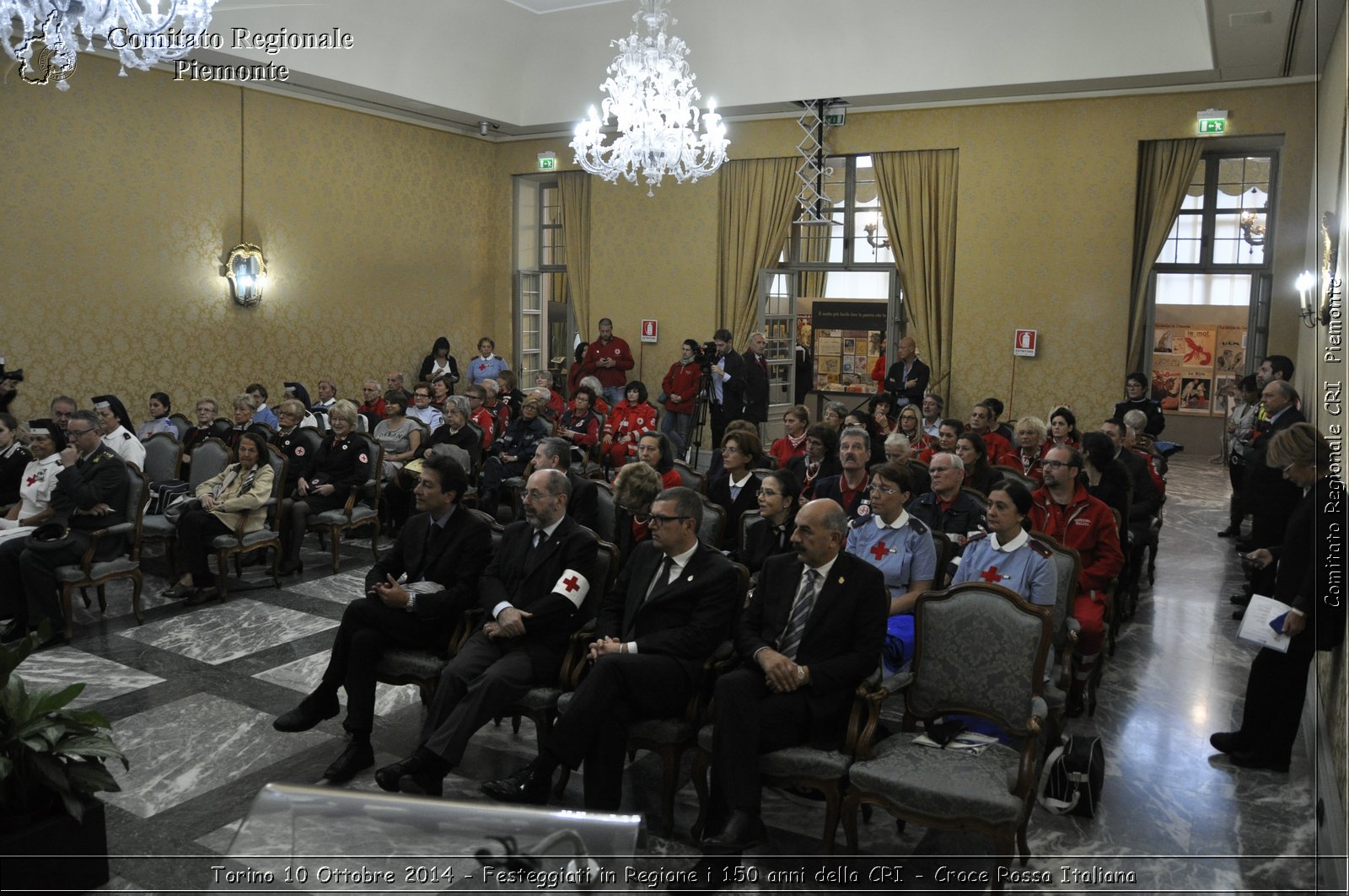 Torino 10 Ottobre 2014 - Festeggiati in Regione i 150 anni della CRI - Croce Rossa Italiana- Comitato Regionale del Piemonte