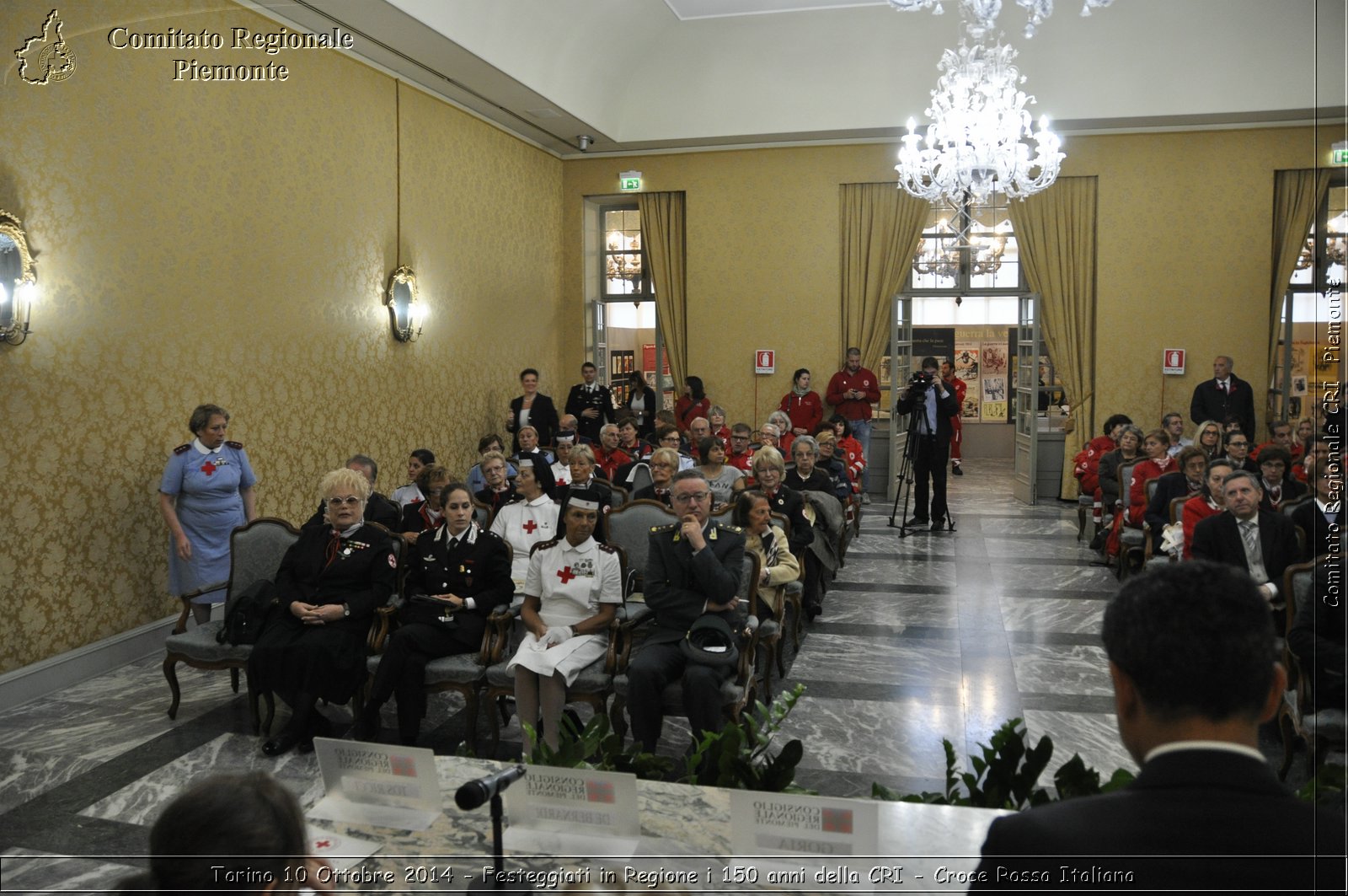 Torino 10 Ottobre 2014 - Festeggiati in Regione i 150 anni della CRI - Croce Rossa Italiana- Comitato Regionale del Piemonte