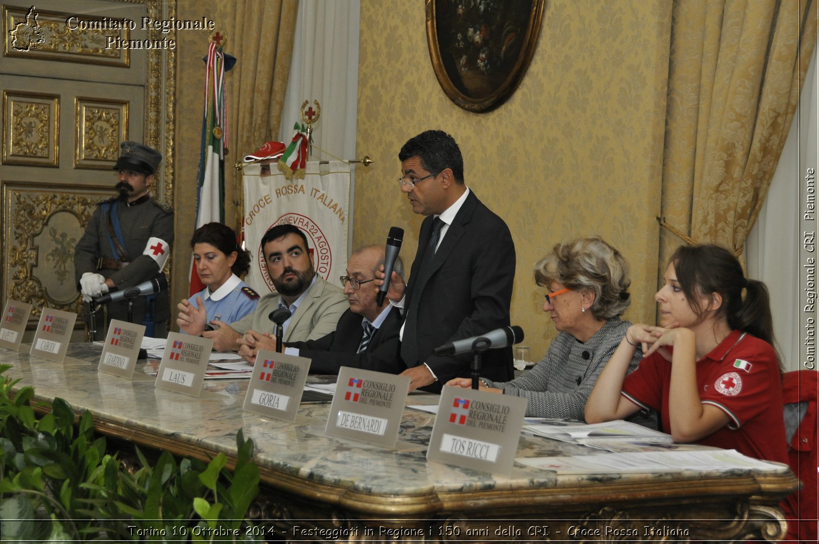 Torino 10 Ottobre 2014 - Festeggiati in Regione i 150 anni della CRI - Croce Rossa Italiana- Comitato Regionale del Piemonte