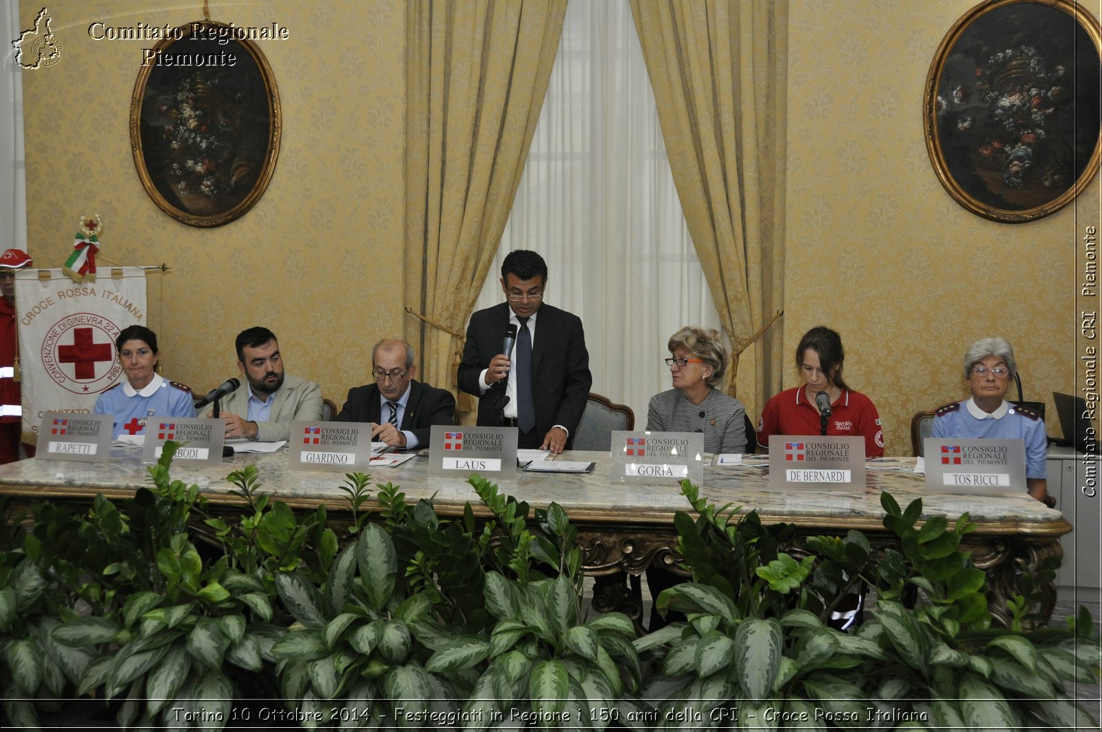 Torino 10 Ottobre 2014 - Festeggiati in Regione i 150 anni della CRI - Croce Rossa Italiana- Comitato Regionale del Piemonte