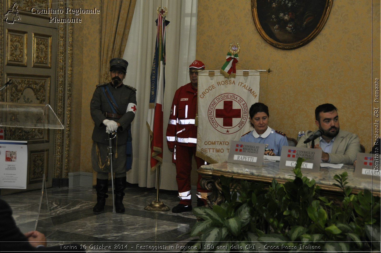 Torino 10 Ottobre 2014 - Festeggiati in Regione i 150 anni della CRI - Croce Rossa Italiana- Comitato Regionale del Piemonte