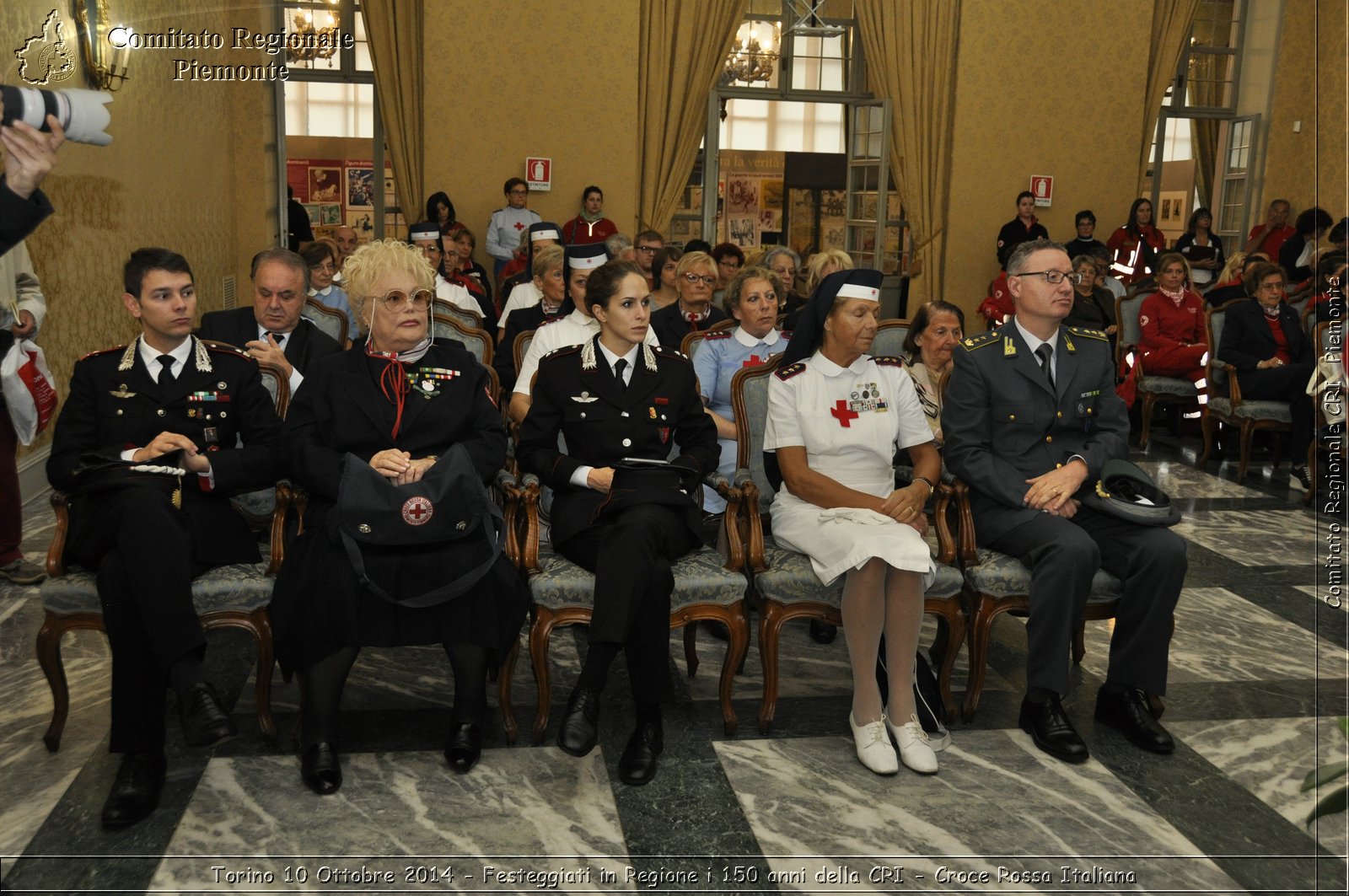 Torino 10 Ottobre 2014 - Festeggiati in Regione i 150 anni della CRI - Croce Rossa Italiana- Comitato Regionale del Piemonte