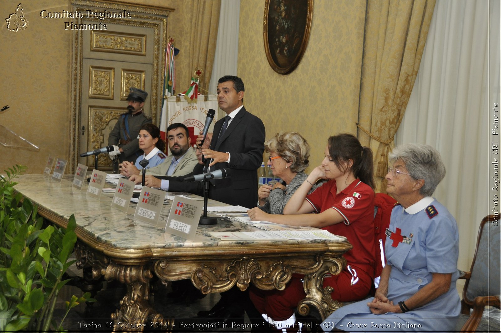 Torino 10 Ottobre 2014 - Festeggiati in Regione i 150 anni della CRI - Croce Rossa Italiana- Comitato Regionale del Piemonte