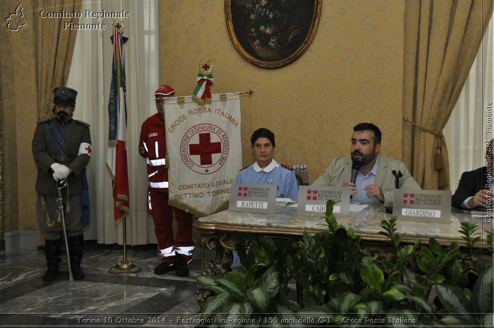 Torino 10 Ottobre 2014 - Festeggiati in Regione i 150 anni della CRI - Croce Rossa Italiana- Comitato Regionale del Piemonte