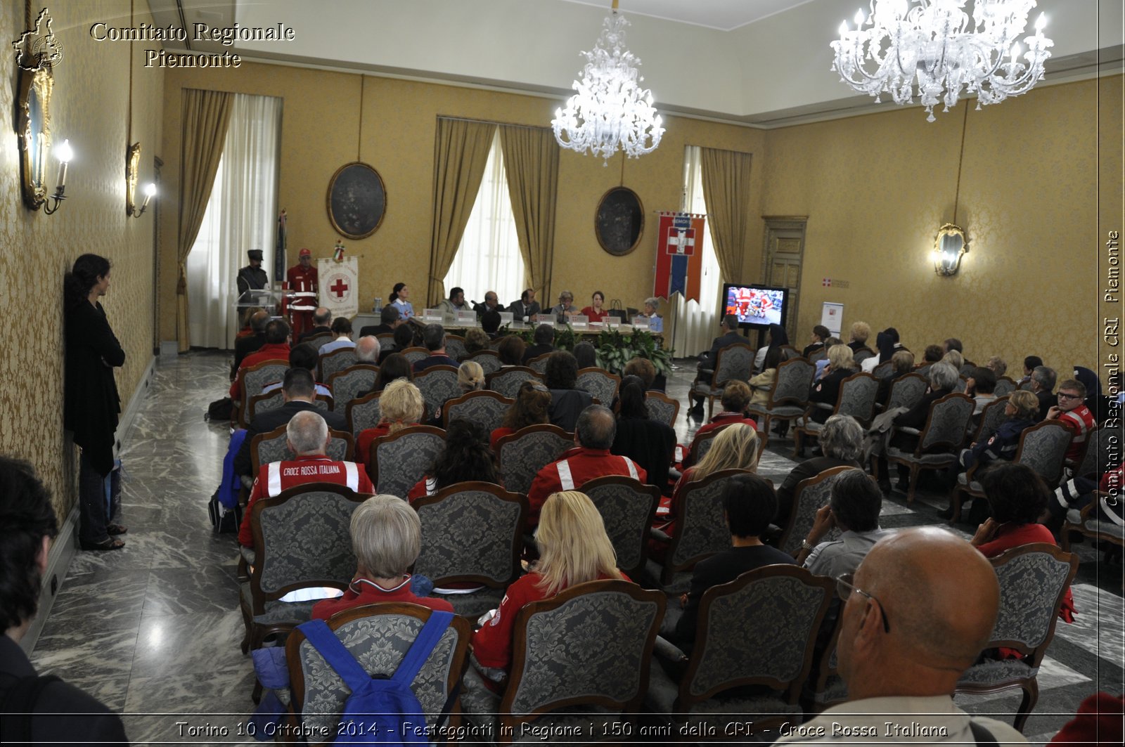 Torino 10 Ottobre 2014 - Festeggiati in Regione i 150 anni della CRI - Croce Rossa Italiana- Comitato Regionale del Piemonte