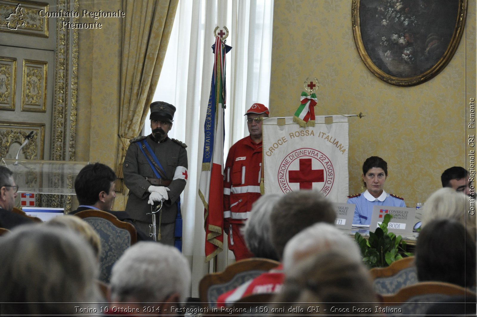 Torino 10 Ottobre 2014 - Festeggiati in Regione i 150 anni della CRI - Croce Rossa Italiana- Comitato Regionale del Piemonte