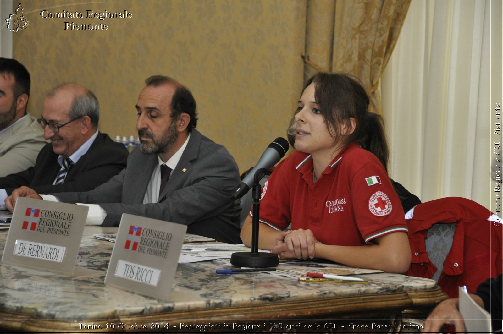 Torino 10 Ottobre 2014 - Festeggiati in Regione i 150 anni della CRI - Croce Rossa Italiana- Comitato Regionale del Piemonte