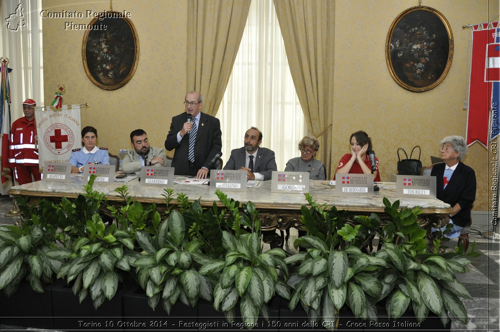 Torino 10 Ottobre 2014 - Festeggiati in Regione i 150 anni della CRI - Croce Rossa Italiana- Comitato Regionale del Piemonte