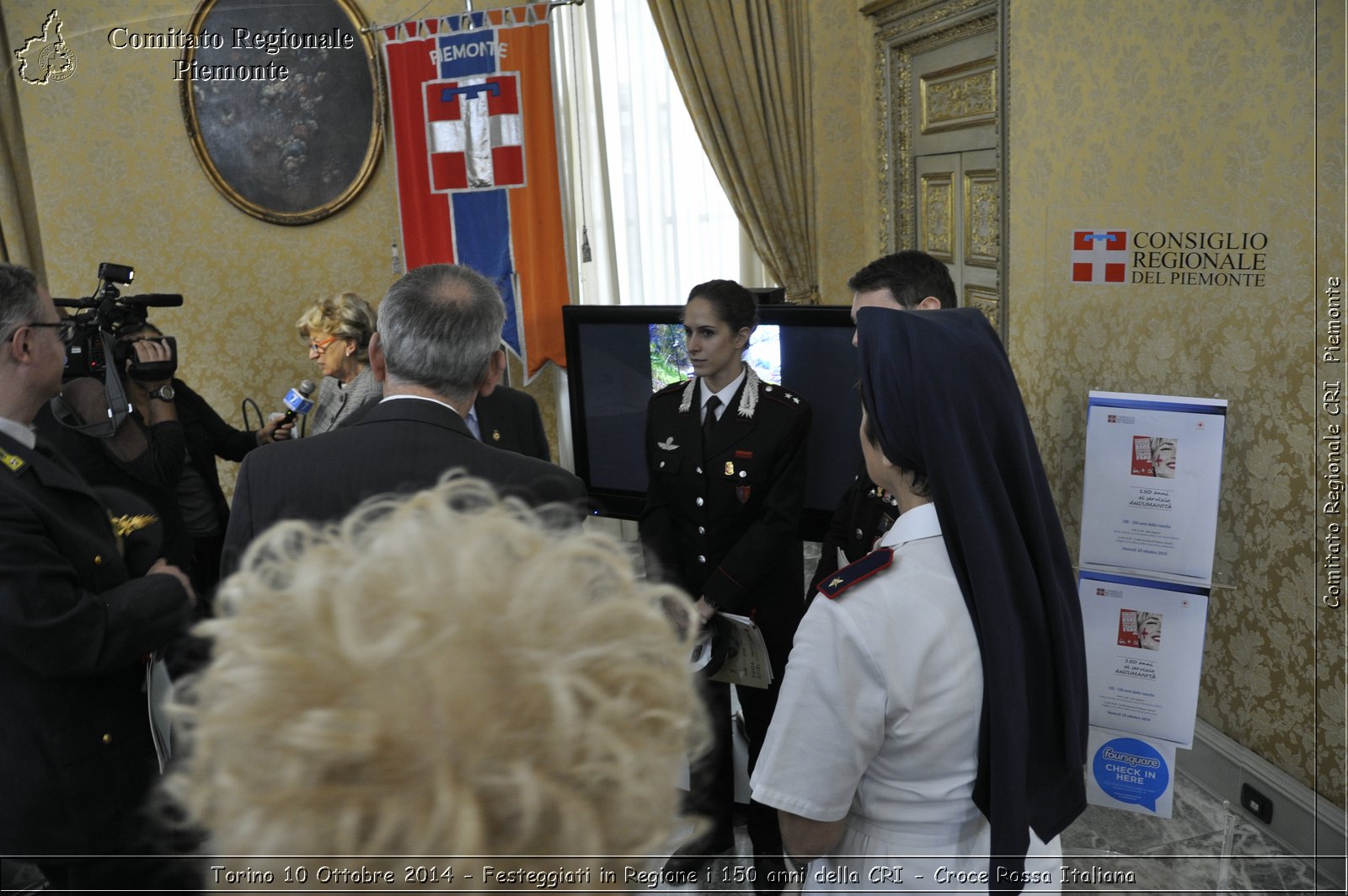 Torino 10 Ottobre 2014 - Festeggiati in Regione i 150 anni della CRI - Croce Rossa Italiana- Comitato Regionale del Piemonte