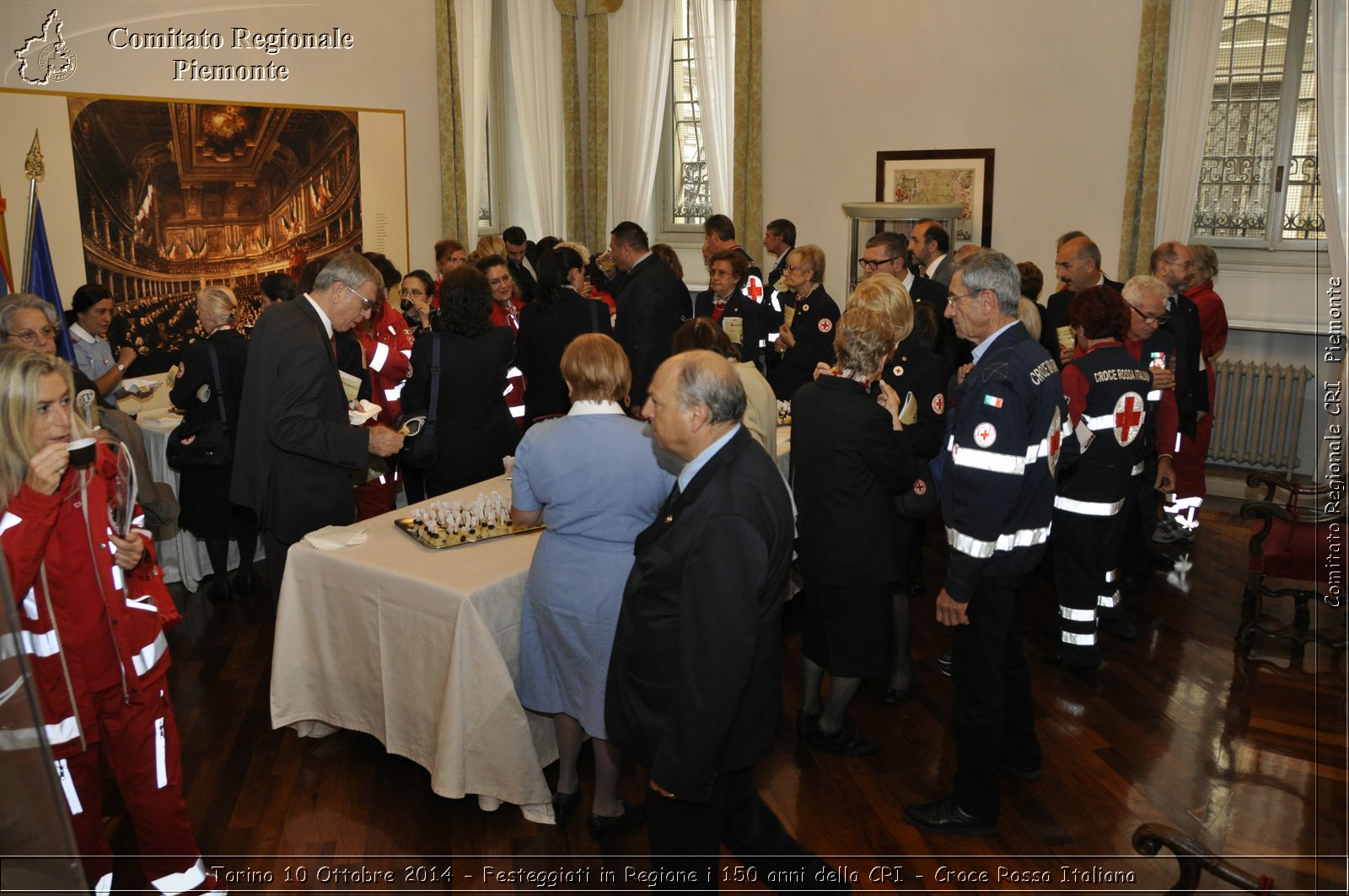 Torino 10 Ottobre 2014 - Festeggiati in Regione i 150 anni della CRI - Croce Rossa Italiana- Comitato Regionale del Piemonte