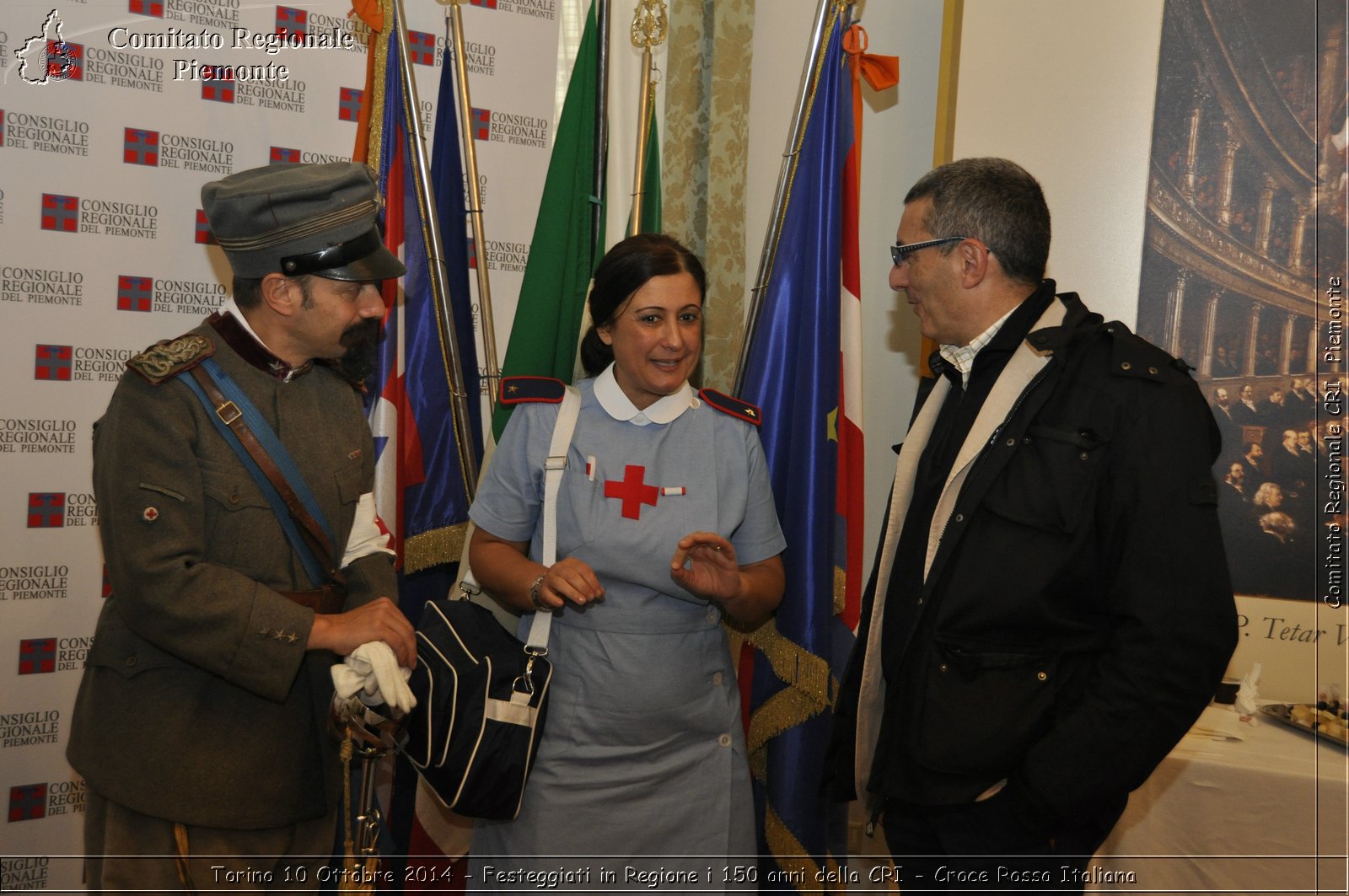 Torino 10 Ottobre 2014 - Festeggiati in Regione i 150 anni della CRI - Croce Rossa Italiana- Comitato Regionale del Piemonte