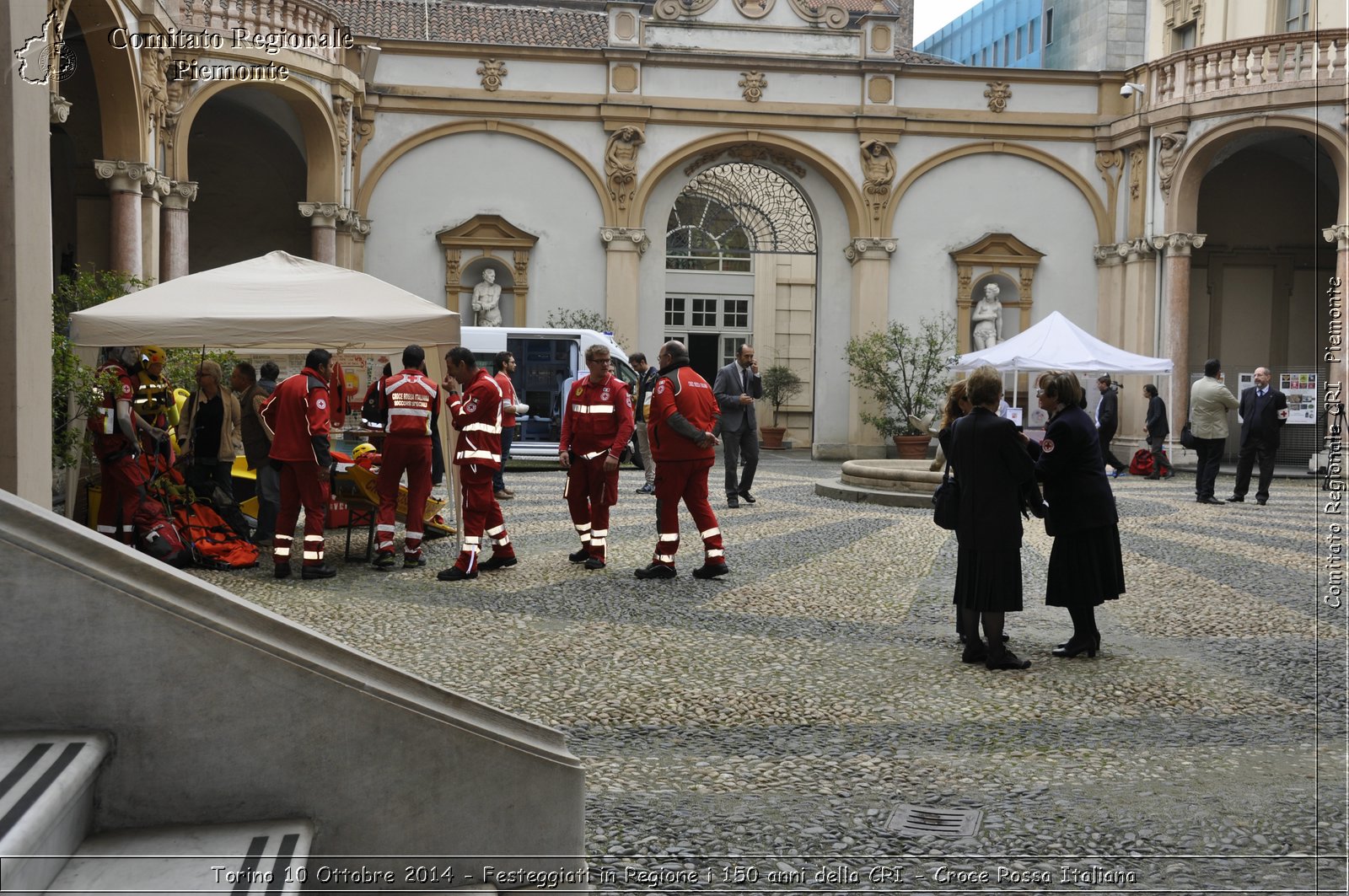 Torino 10 Ottobre 2014 - Festeggiati in Regione i 150 anni della CRI - Croce Rossa Italiana- Comitato Regionale del Piemonte