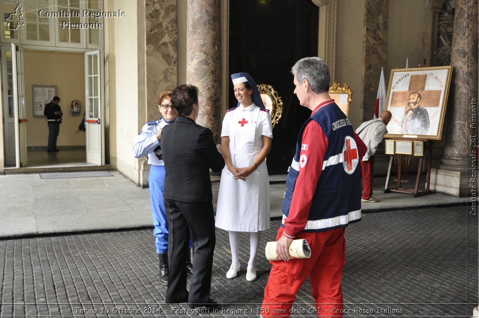 Torino 10 Ottobre 2014 - Festeggiati in Regione i 150 anni della CRI - Croce Rossa Italiana- Comitato Regionale del Piemonte