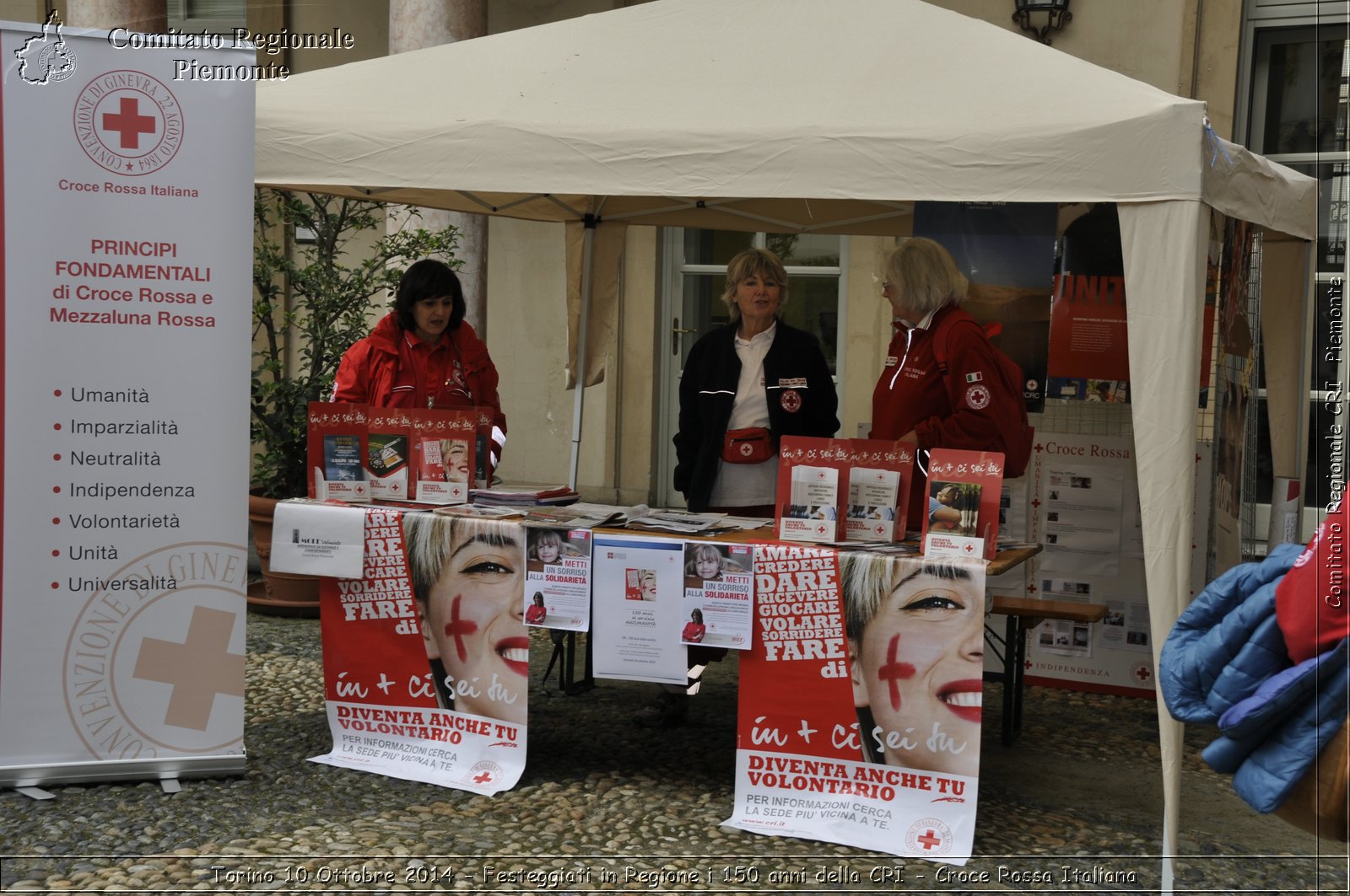 Torino 10 Ottobre 2014 - Festeggiati in Regione i 150 anni della CRI - Croce Rossa Italiana- Comitato Regionale del Piemonte