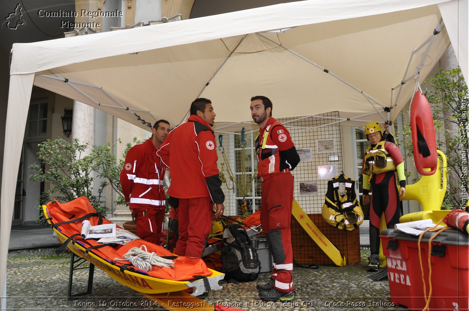 Torino 10 Ottobre 2014 - Festeggiati in Regione i 150 anni della CRI - Croce Rossa Italiana- Comitato Regionale del Piemonte