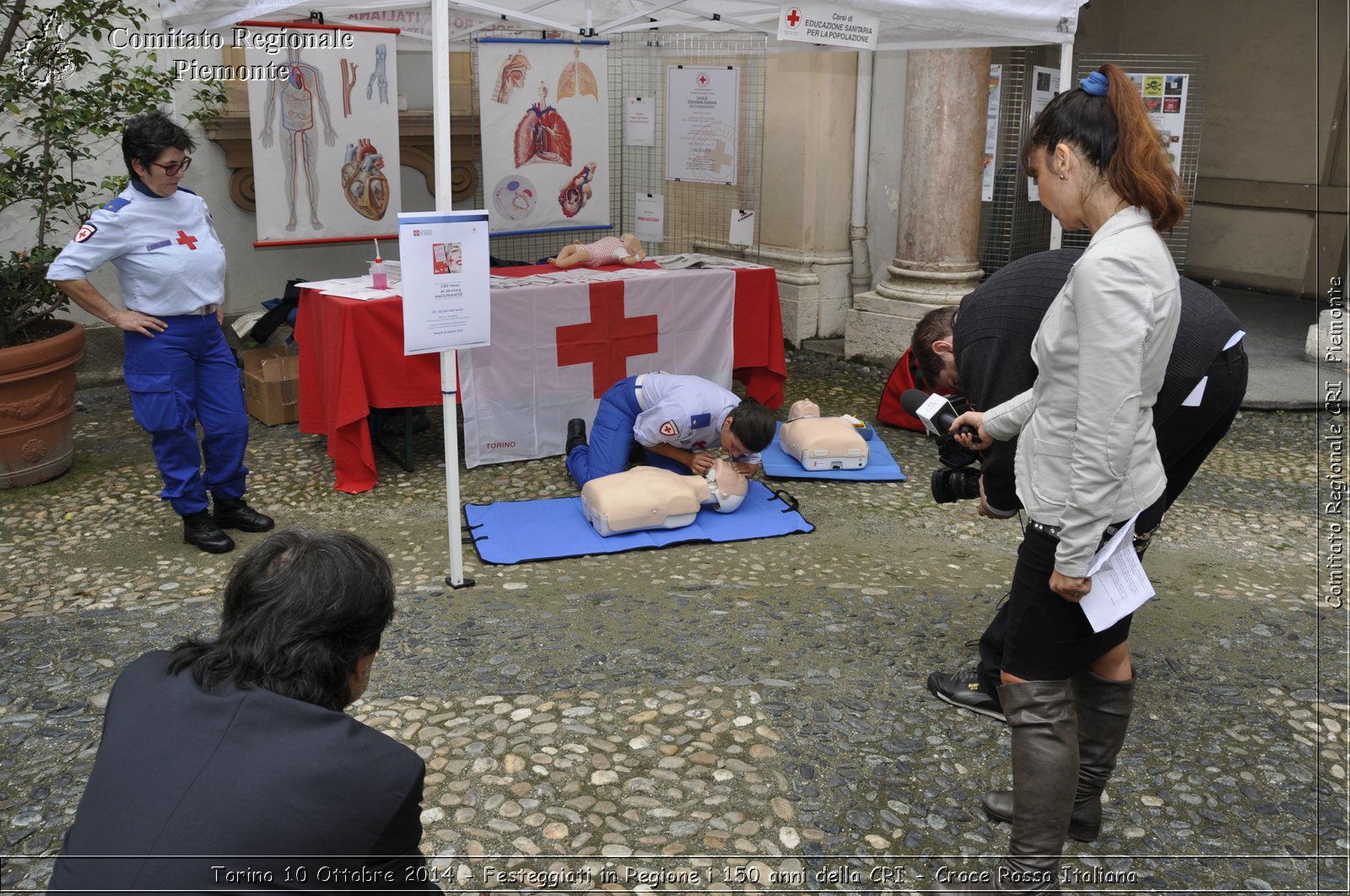 Torino 10 Ottobre 2014 - Festeggiati in Regione i 150 anni della CRI - Croce Rossa Italiana- Comitato Regionale del Piemonte