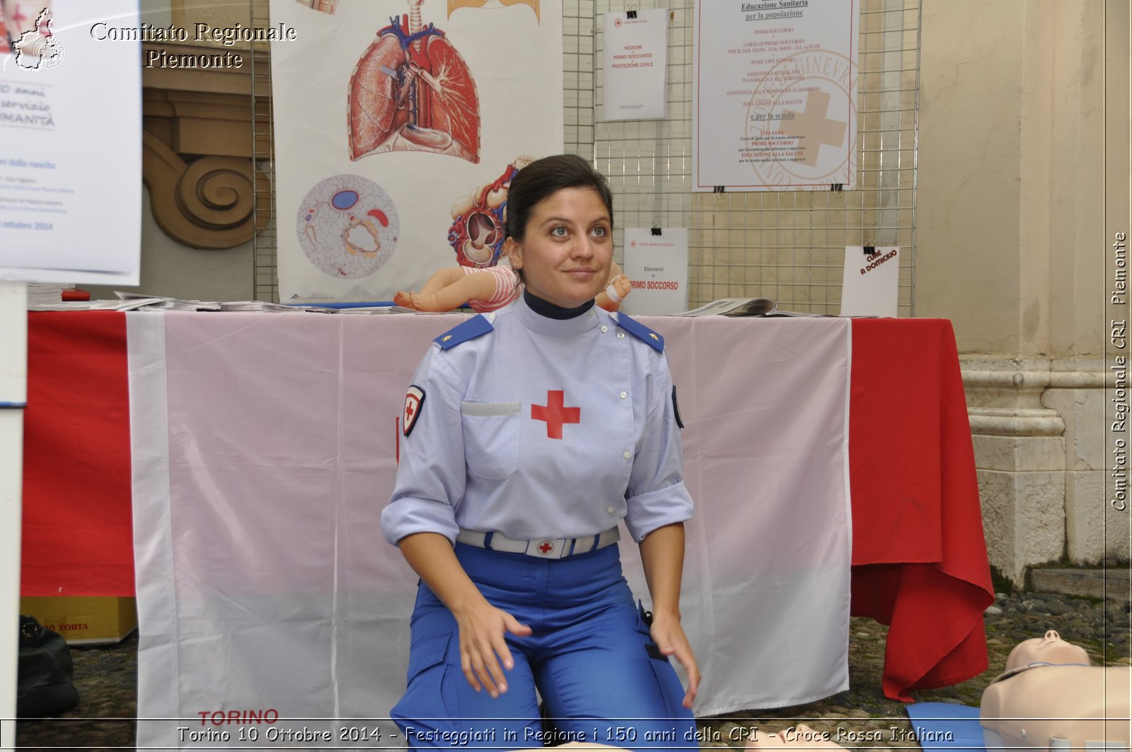 Torino 10 Ottobre 2014 - Festeggiati in Regione i 150 anni della CRI - Croce Rossa Italiana- Comitato Regionale del Piemonte