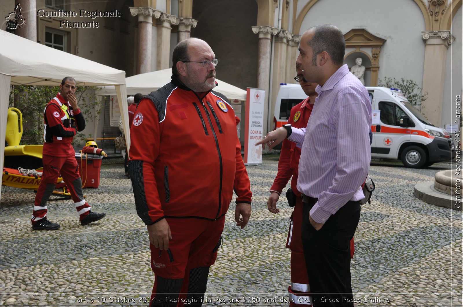 Torino 10 Ottobre 2014 - Festeggiati in Regione i 150 anni della CRI - Croce Rossa Italiana- Comitato Regionale del Piemonte