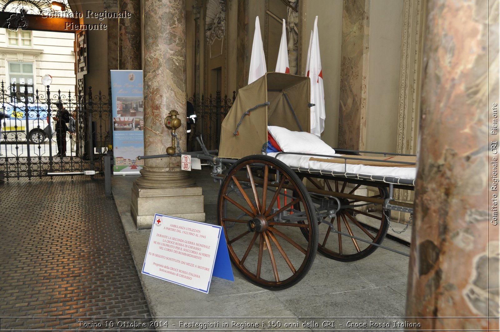 Torino 10 Ottobre 2014 - Festeggiati in Regione i 150 anni della CRI - Croce Rossa Italiana- Comitato Regionale del Piemonte