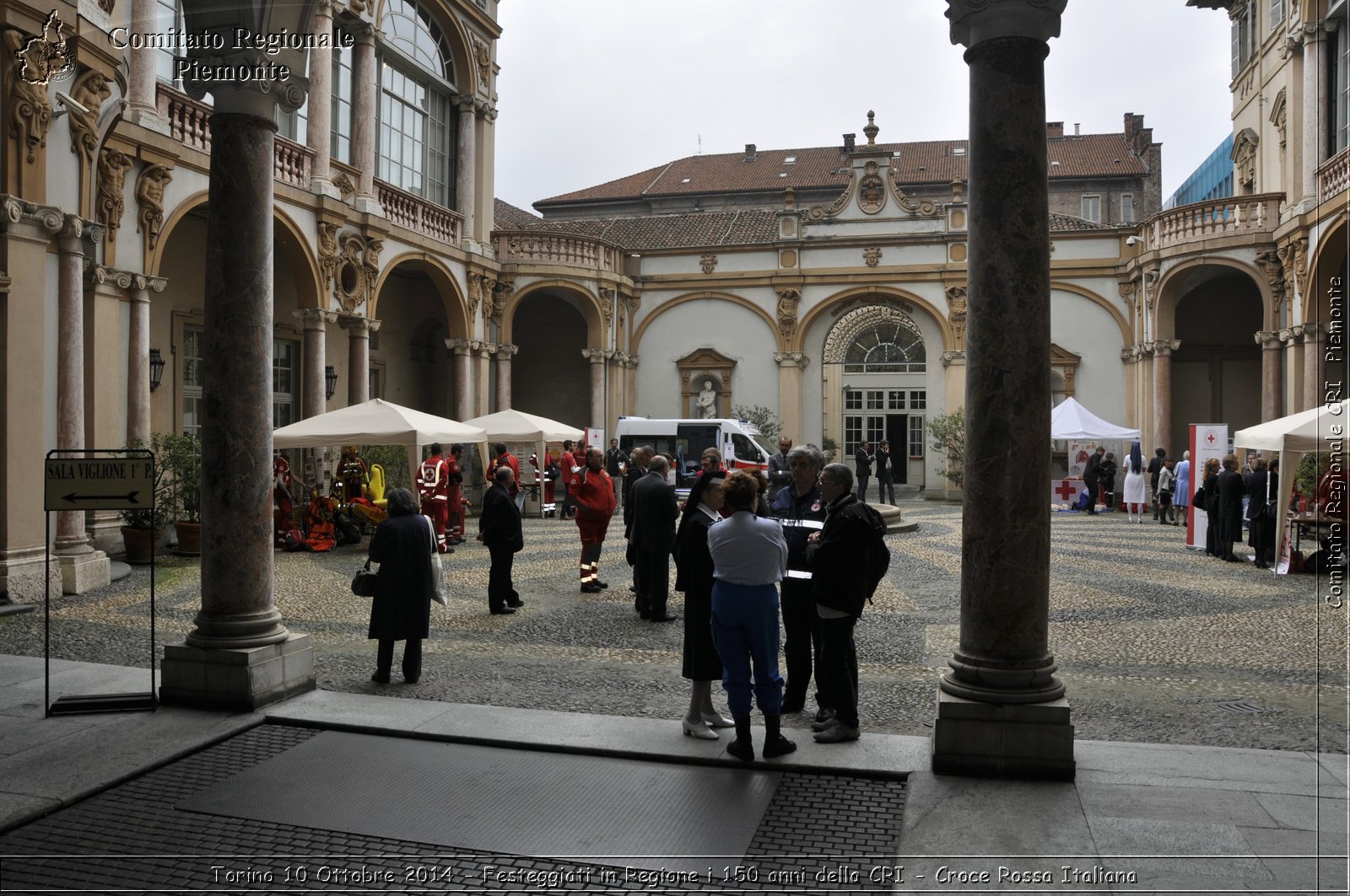 Torino 10 Ottobre 2014 - Festeggiati in Regione i 150 anni della CRI - Croce Rossa Italiana- Comitato Regionale del Piemonte