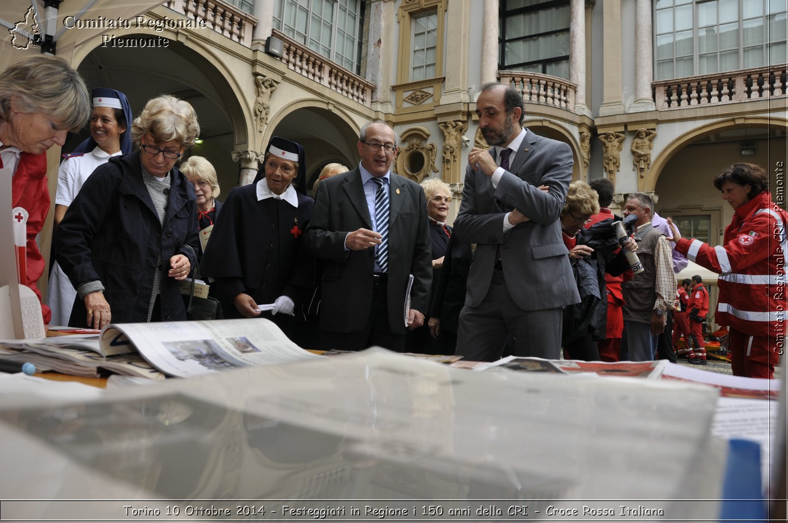 Torino 10 Ottobre 2014 - Festeggiati in Regione i 150 anni della CRI - Croce Rossa Italiana- Comitato Regionale del Piemonte