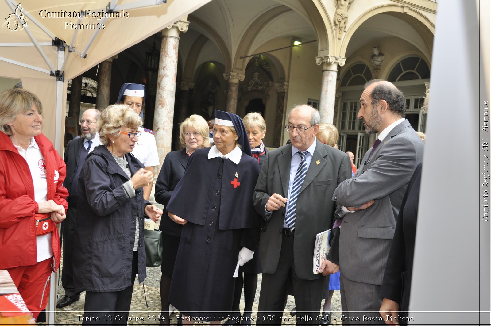 Torino 10 Ottobre 2014 - Festeggiati in Regione i 150 anni della CRI - Croce Rossa Italiana- Comitato Regionale del Piemonte