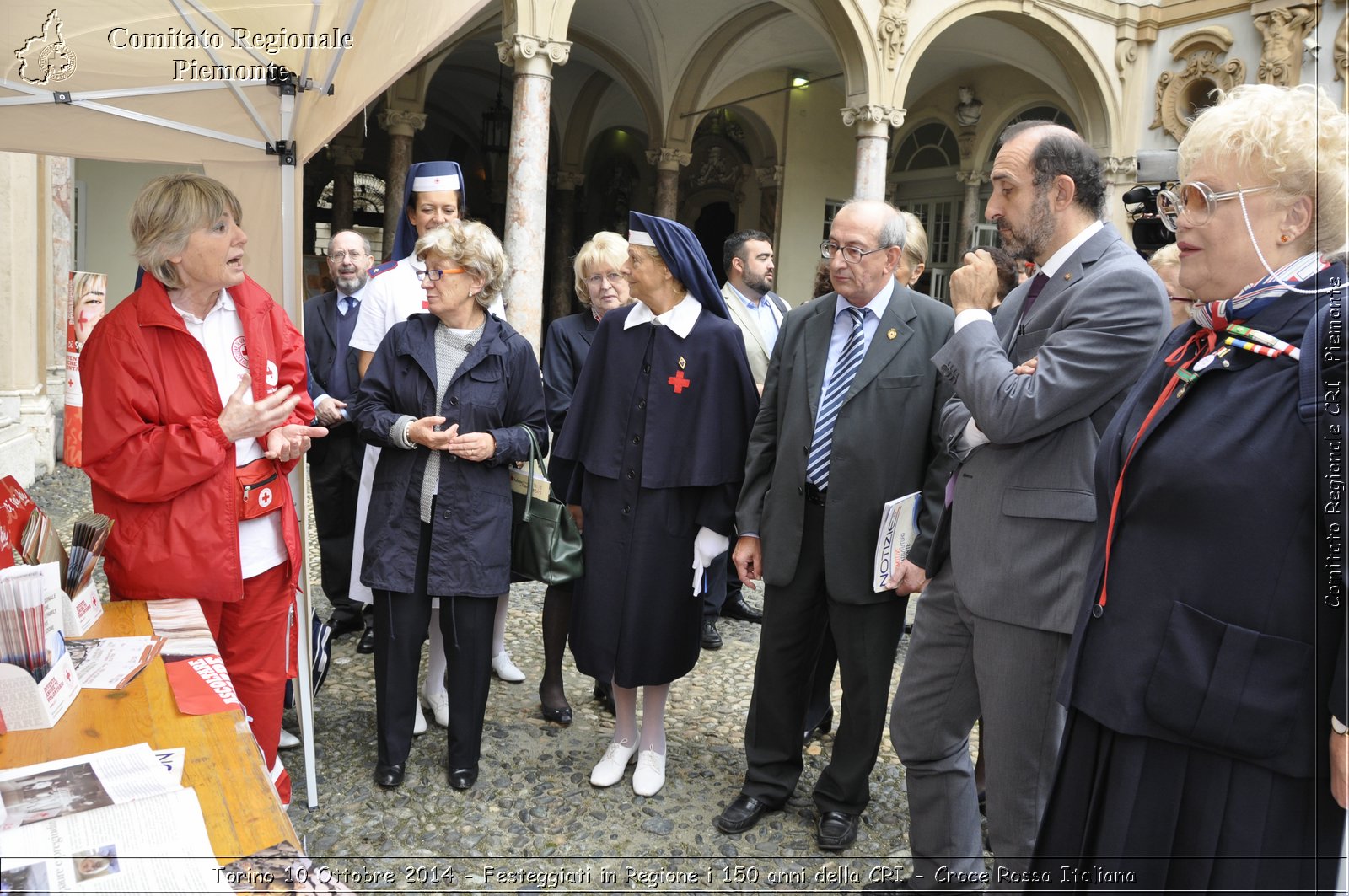 Torino 10 Ottobre 2014 - Festeggiati in Regione i 150 anni della CRI - Croce Rossa Italiana- Comitato Regionale del Piemonte