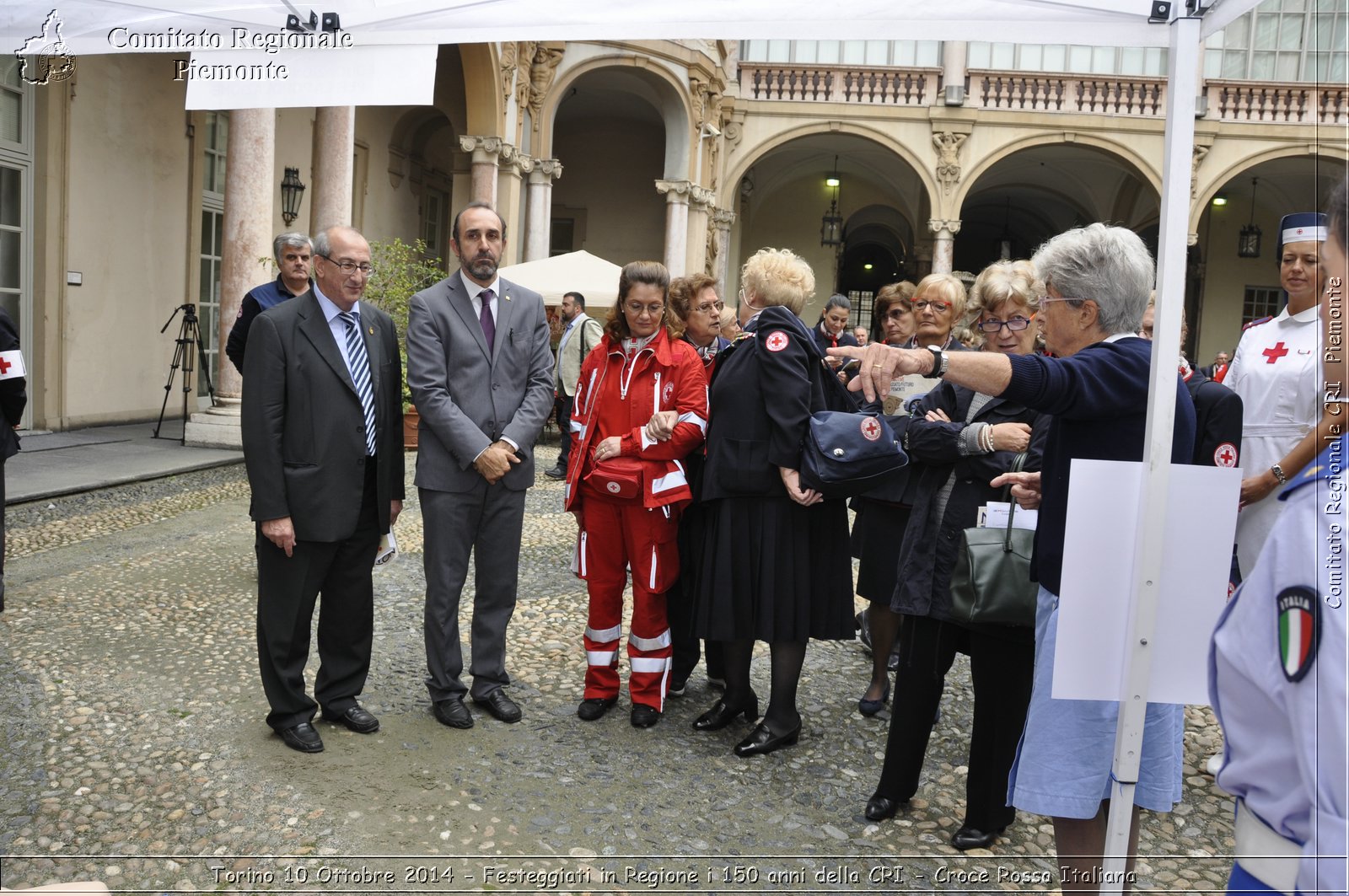 Torino 10 Ottobre 2014 - Festeggiati in Regione i 150 anni della CRI - Croce Rossa Italiana- Comitato Regionale del Piemonte