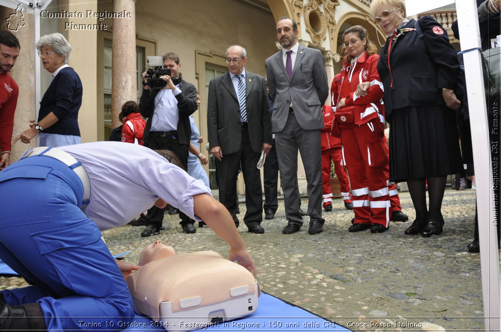 Torino 10 Ottobre 2014 - Festeggiati in Regione i 150 anni della CRI - Croce Rossa Italiana- Comitato Regionale del Piemonte