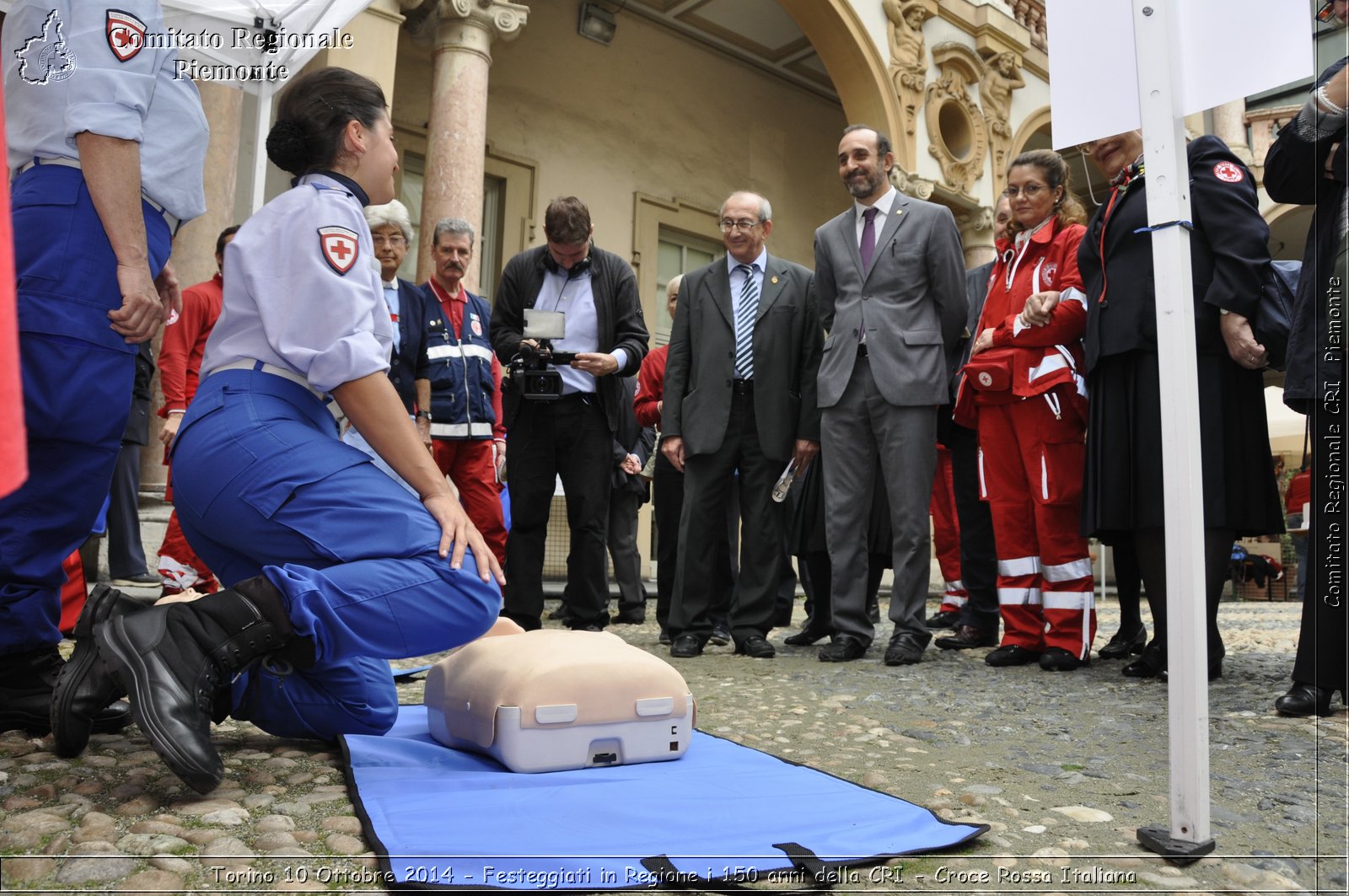 Torino 10 Ottobre 2014 - Festeggiati in Regione i 150 anni della CRI - Croce Rossa Italiana- Comitato Regionale del Piemonte