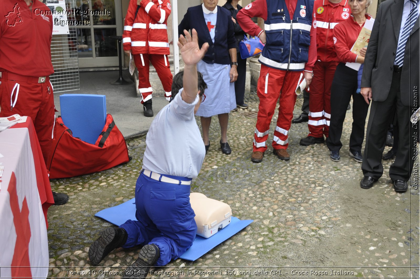 Torino 10 Ottobre 2014 - Festeggiati in Regione i 150 anni della CRI - Croce Rossa Italiana- Comitato Regionale del Piemonte