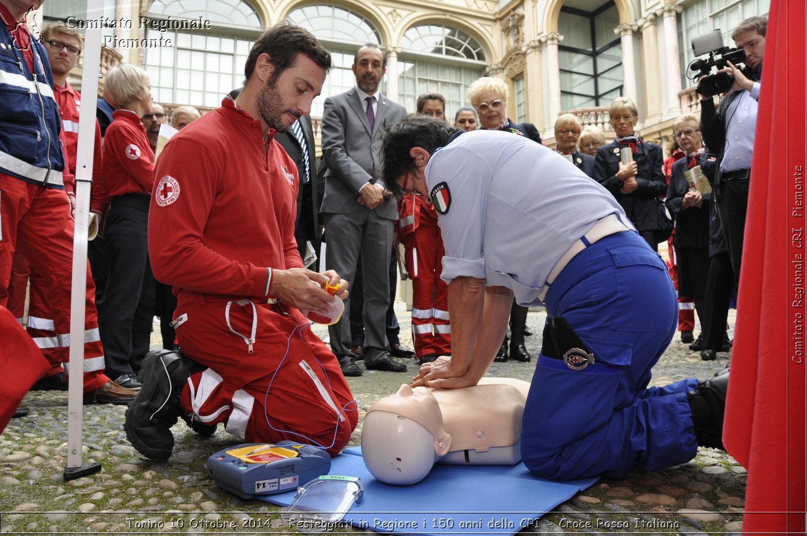 Torino 10 Ottobre 2014 - Festeggiati in Regione i 150 anni della CRI - Croce Rossa Italiana- Comitato Regionale del Piemonte