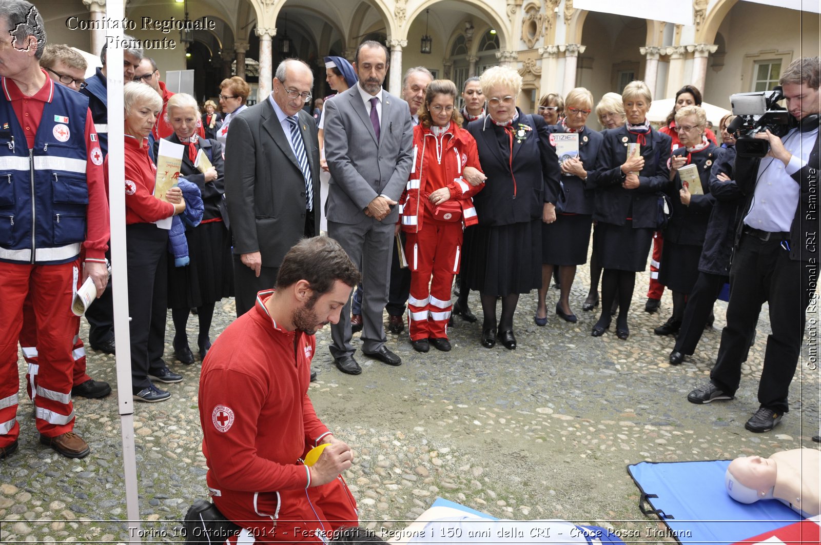 Torino 10 Ottobre 2014 - Festeggiati in Regione i 150 anni della CRI - Croce Rossa Italiana- Comitato Regionale del Piemonte