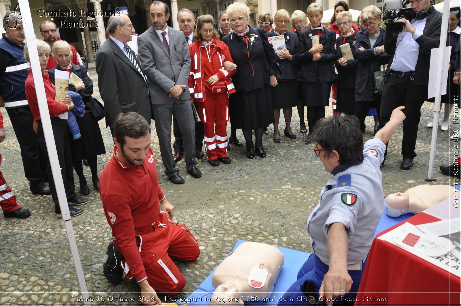 Torino 10 Ottobre 2014 - Festeggiati in Regione i 150 anni della CRI - Croce Rossa Italiana- Comitato Regionale del Piemonte