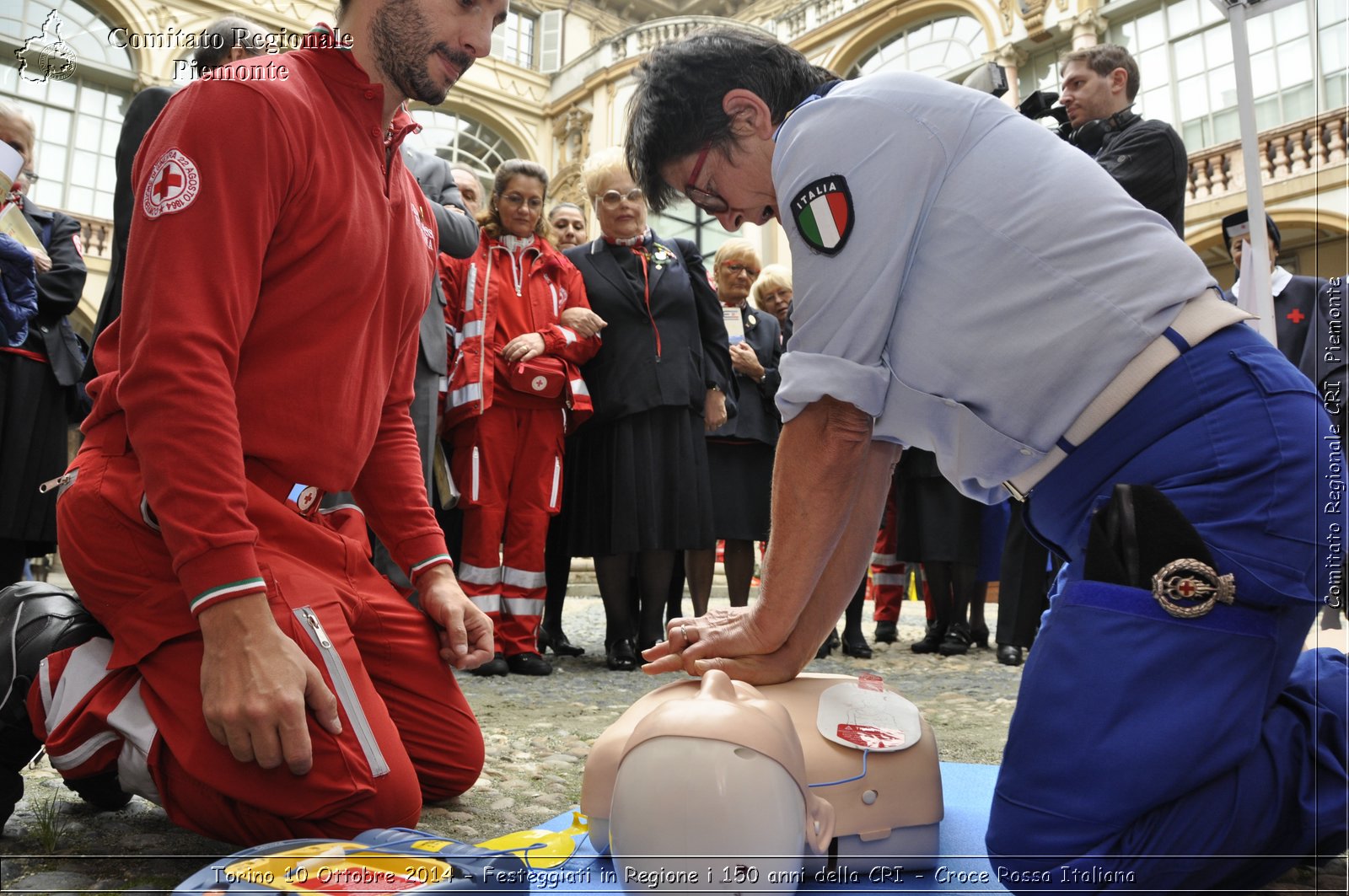 Torino 10 Ottobre 2014 - Festeggiati in Regione i 150 anni della CRI - Croce Rossa Italiana- Comitato Regionale del Piemonte