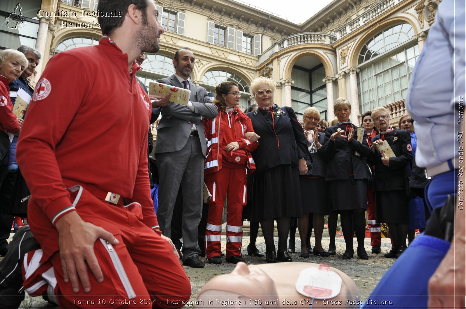 Torino 10 Ottobre 2014 - Festeggiati in Regione i 150 anni della CRI - Croce Rossa Italiana- Comitato Regionale del Piemonte