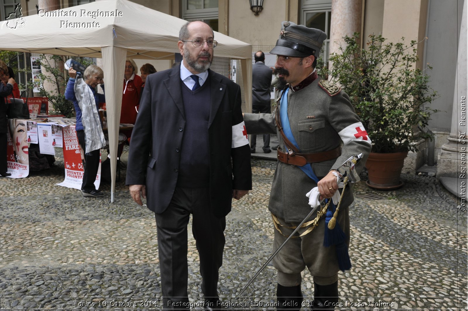 Torino 10 Ottobre 2014 - Festeggiati in Regione i 150 anni della CRI - Croce Rossa Italiana- Comitato Regionale del Piemonte