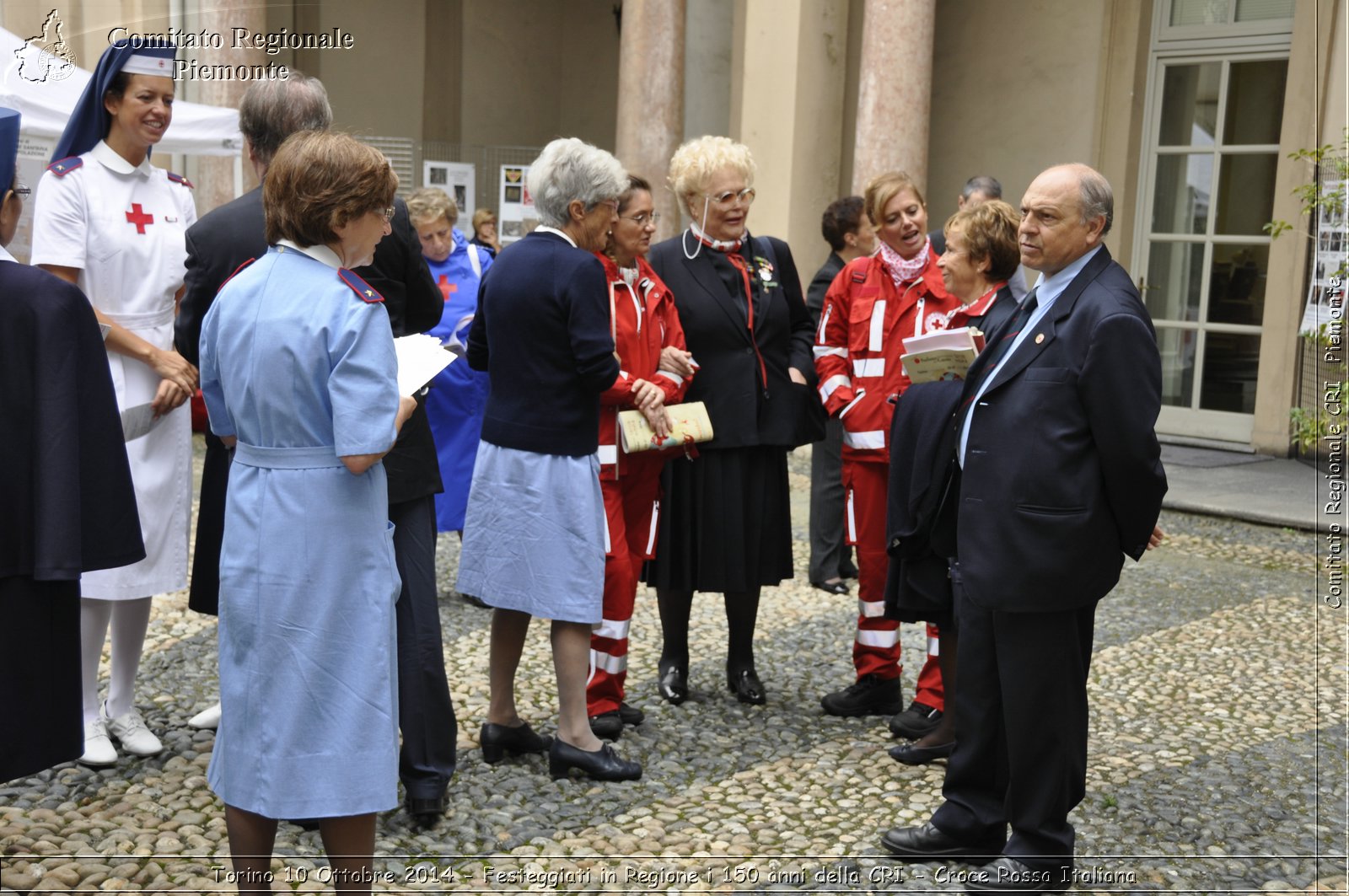 Torino 10 Ottobre 2014 - Festeggiati in Regione i 150 anni della CRI - Croce Rossa Italiana- Comitato Regionale del Piemonte