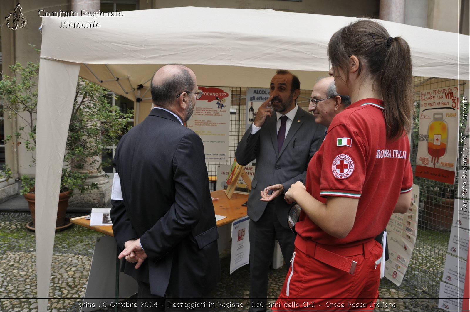 Torino 10 Ottobre 2014 - Festeggiati in Regione i 150 anni della CRI - Croce Rossa Italiana- Comitato Regionale del Piemonte