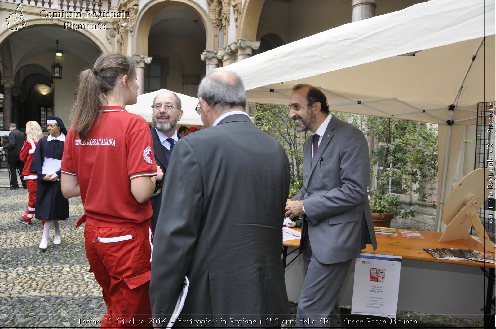 Torino 10 Ottobre 2014 - Festeggiati in Regione i 150 anni della CRI - Croce Rossa Italiana- Comitato Regionale del Piemonte