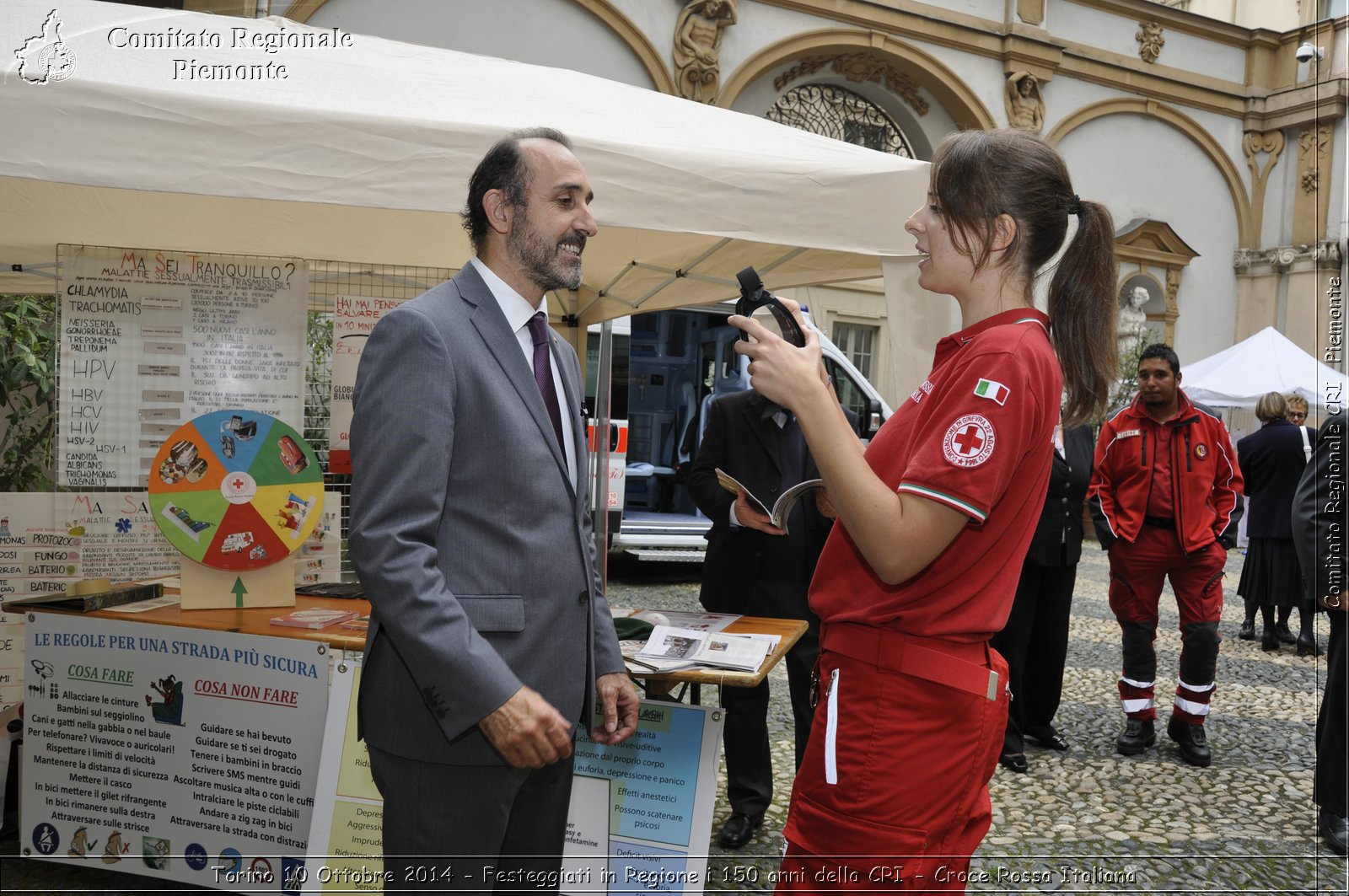 Torino 10 Ottobre 2014 - Festeggiati in Regione i 150 anni della CRI - Croce Rossa Italiana- Comitato Regionale del Piemonte