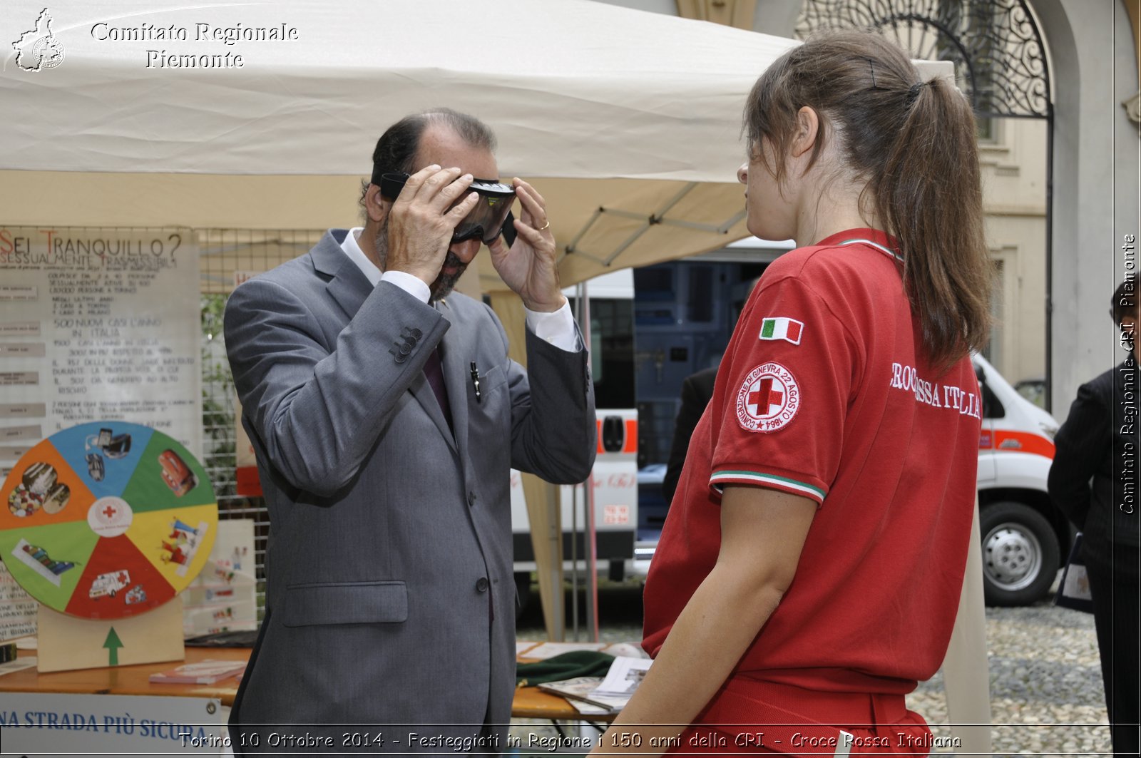 Torino 10 Ottobre 2014 - Festeggiati in Regione i 150 anni della CRI - Croce Rossa Italiana- Comitato Regionale del Piemonte