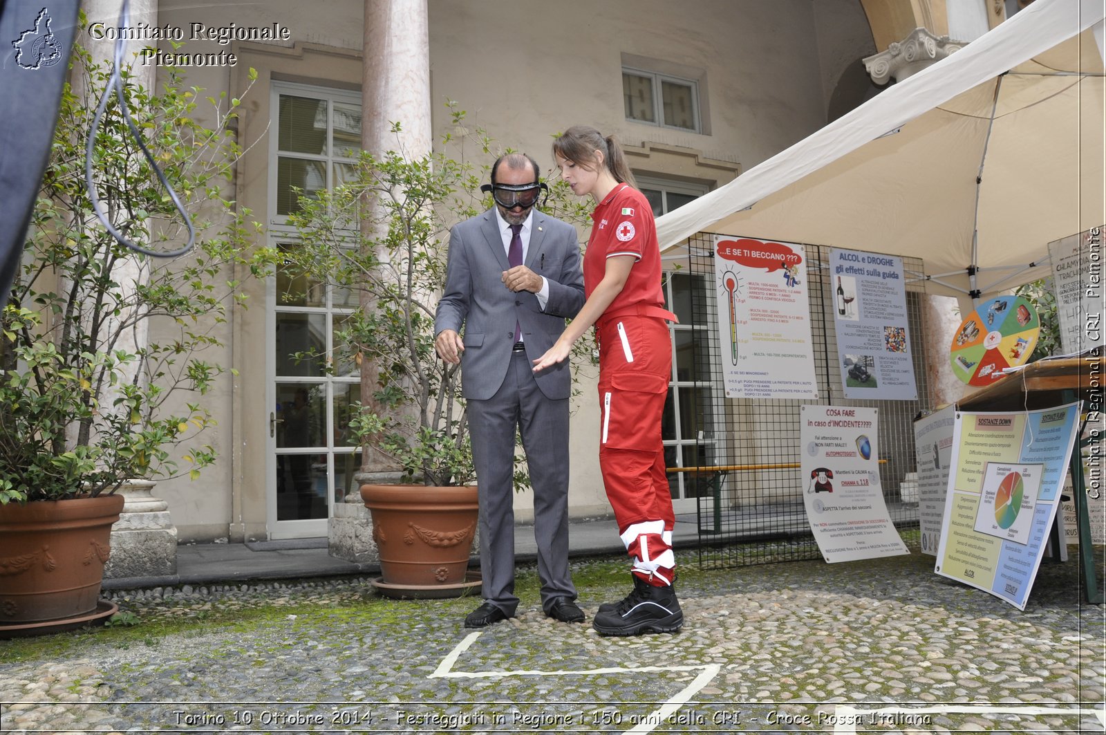 Torino 10 Ottobre 2014 - Festeggiati in Regione i 150 anni della CRI - Croce Rossa Italiana- Comitato Regionale del Piemonte