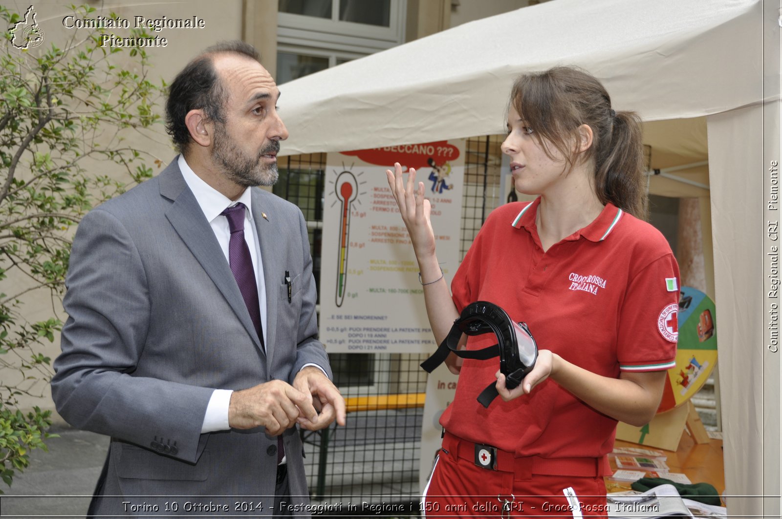 Torino 10 Ottobre 2014 - Festeggiati in Regione i 150 anni della CRI - Croce Rossa Italiana- Comitato Regionale del Piemonte