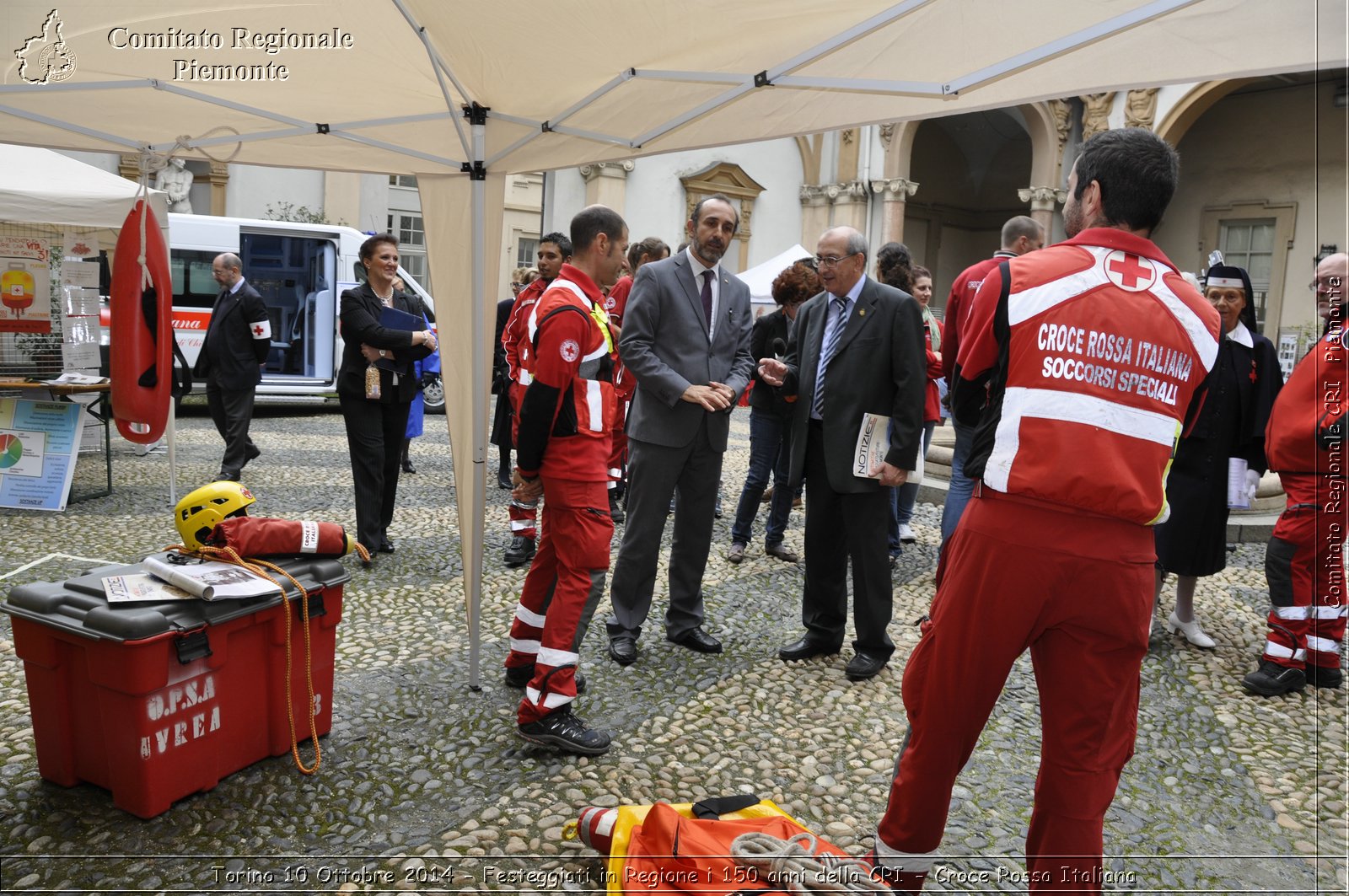 Torino 10 Ottobre 2014 - Festeggiati in Regione i 150 anni della CRI - Croce Rossa Italiana- Comitato Regionale del Piemonte