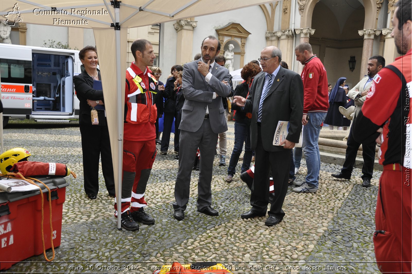 Torino 10 Ottobre 2014 - Festeggiati in Regione i 150 anni della CRI - Croce Rossa Italiana- Comitato Regionale del Piemonte